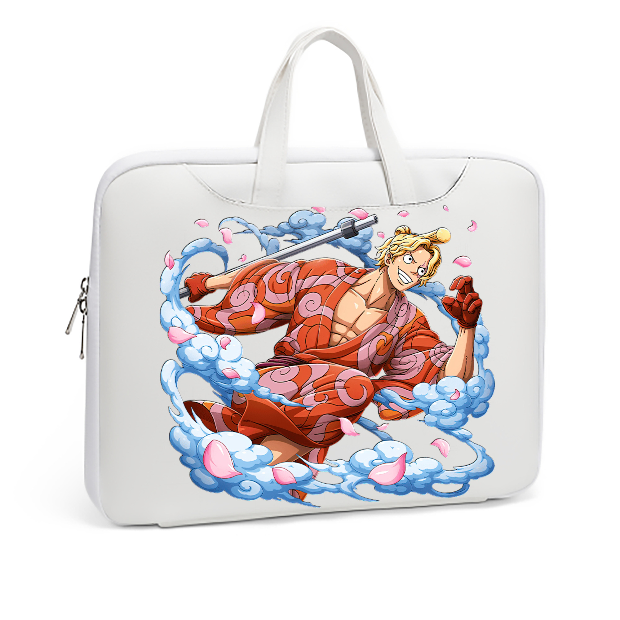 ワンピース サンジ ONE PIECE Sanji レザーラップトップバッグ　ノートパソコンケース