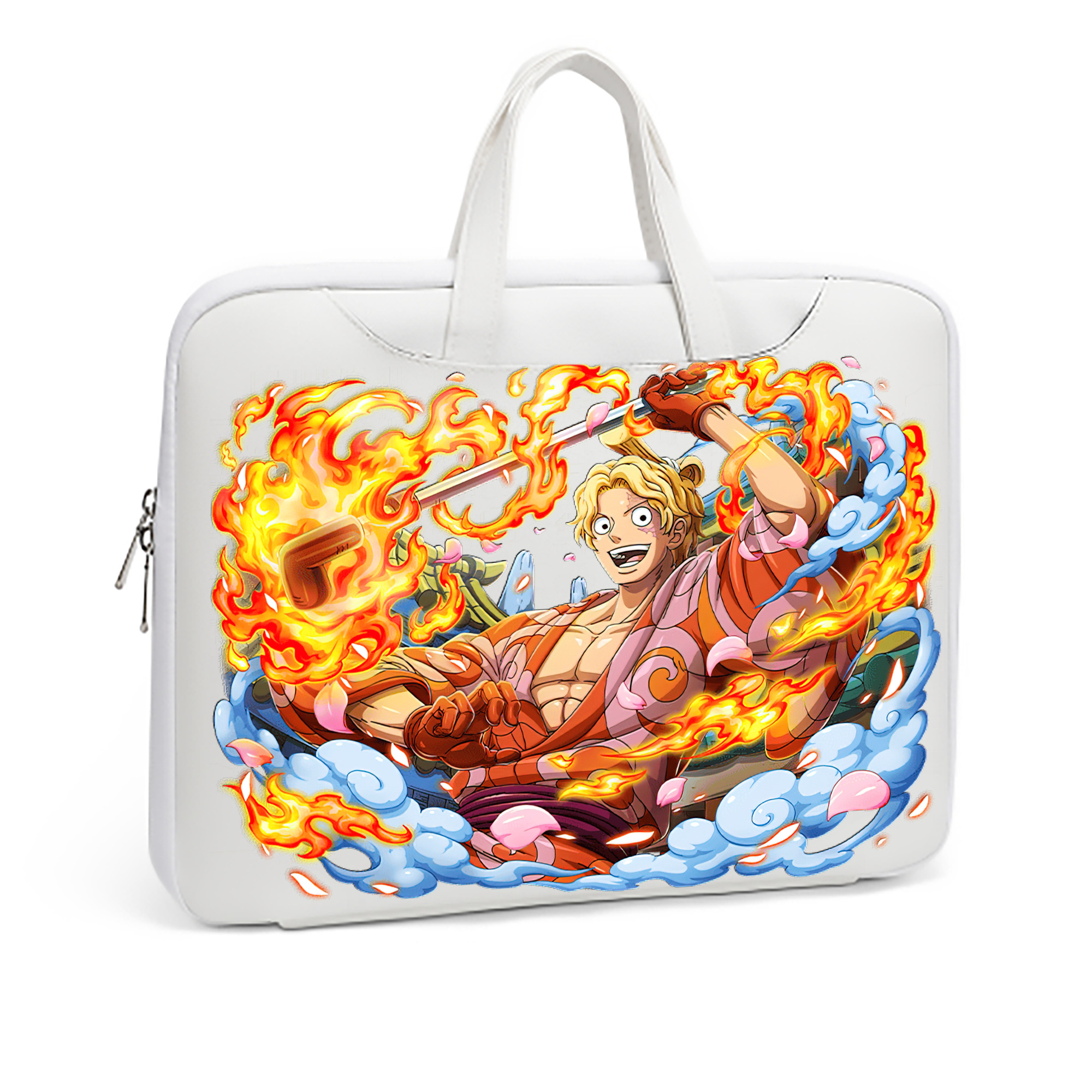 ワンピース サンジ ONE PIECE Sanji レザーラップトップバッグ　ノートパソコンケース