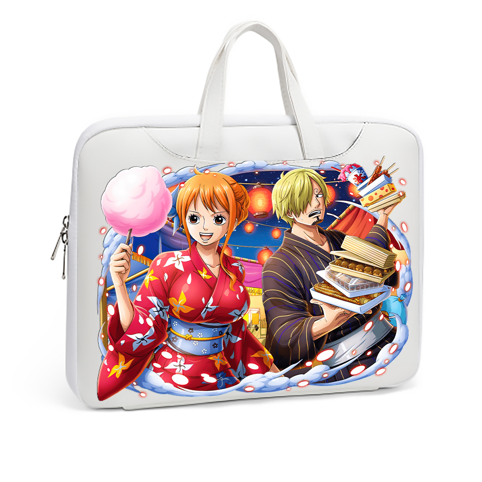 ワンピース サンジ ONE PIECE Sanji レザーラップトップバッグ　ノートパソコンケース