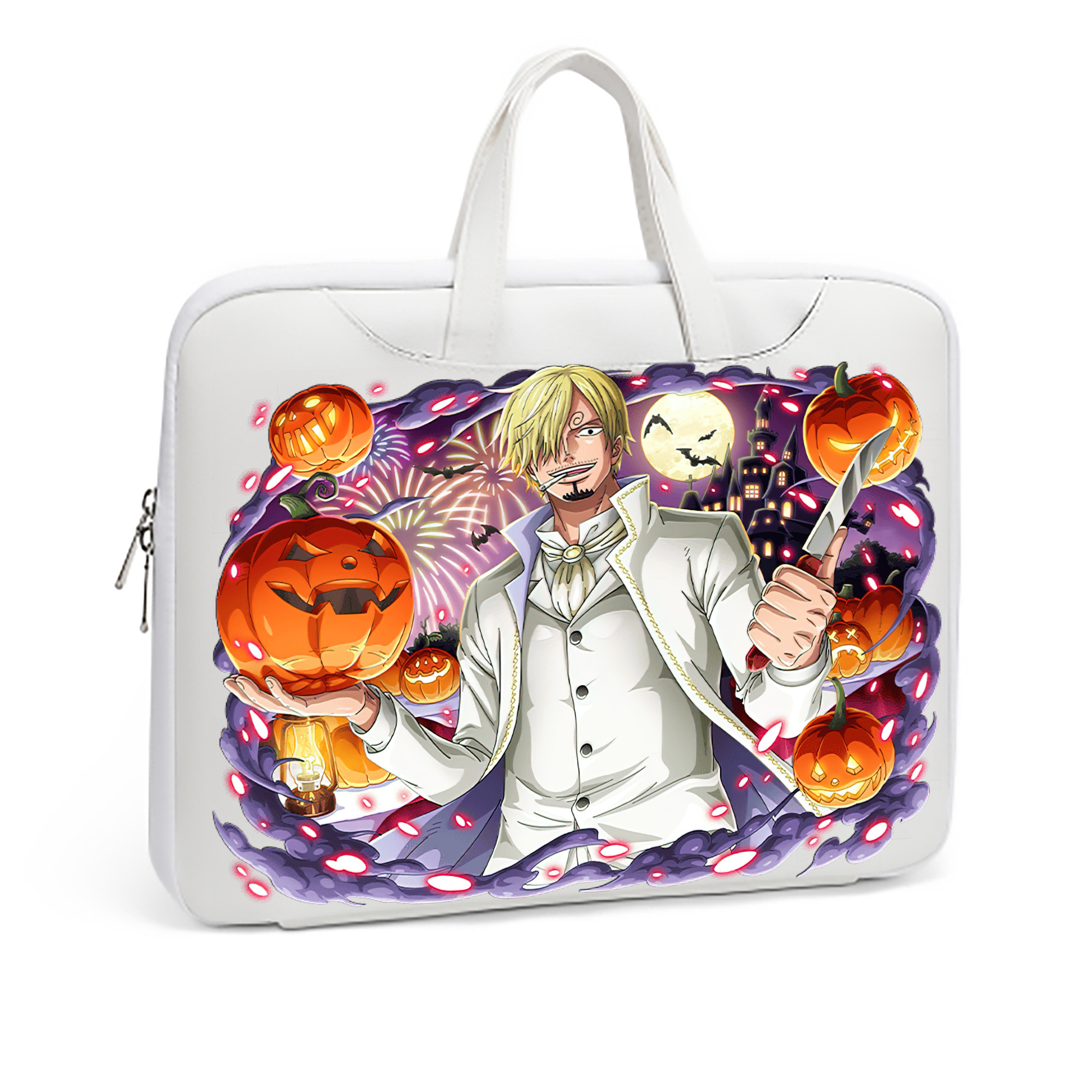ワンピース サンジ ONE PIECE Sanji レザーラップトップバッグ　ノートパソコンケース