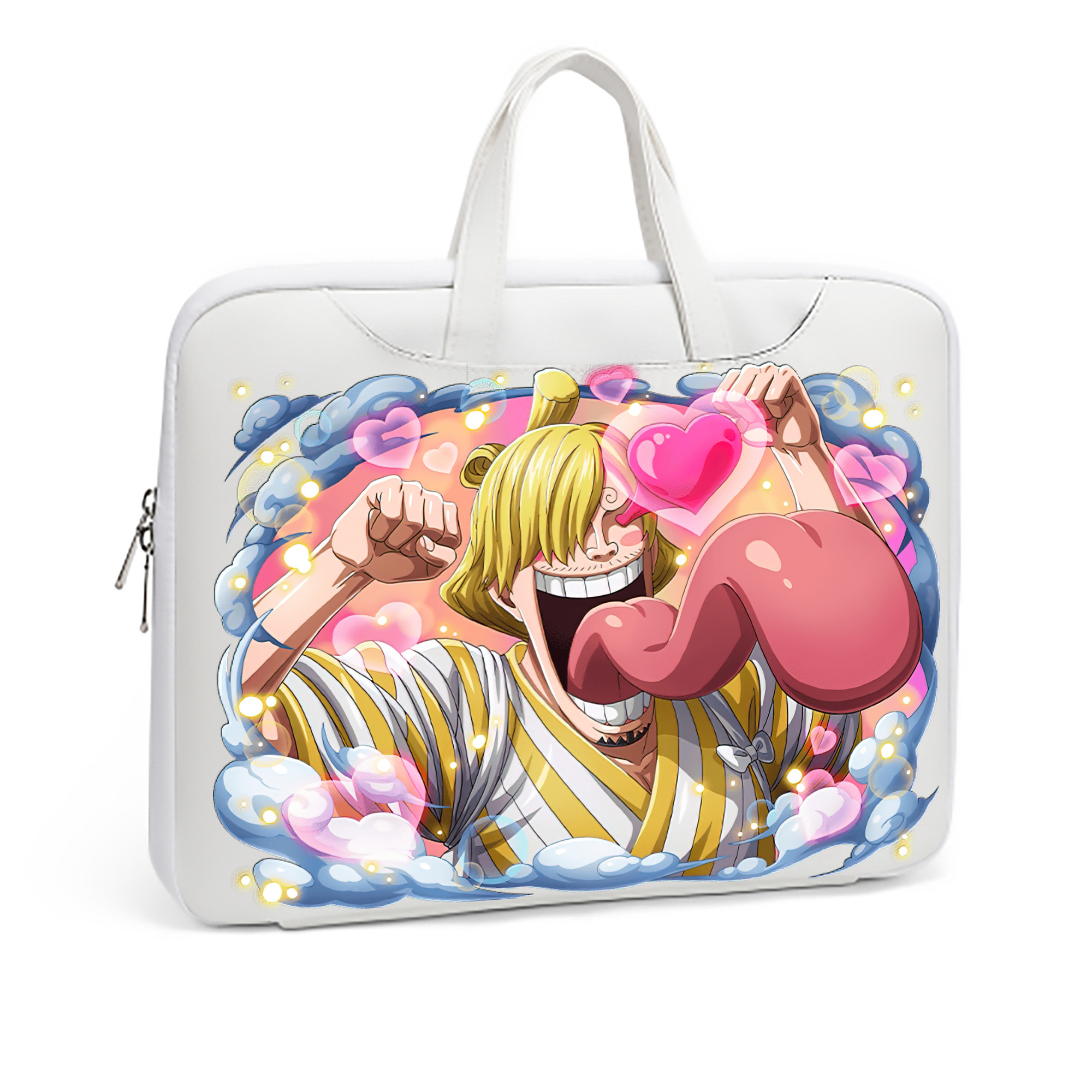 ワンピース サンジ ONE PIECE Sanji レザーラップトップバッグ　ノートパソコンケース