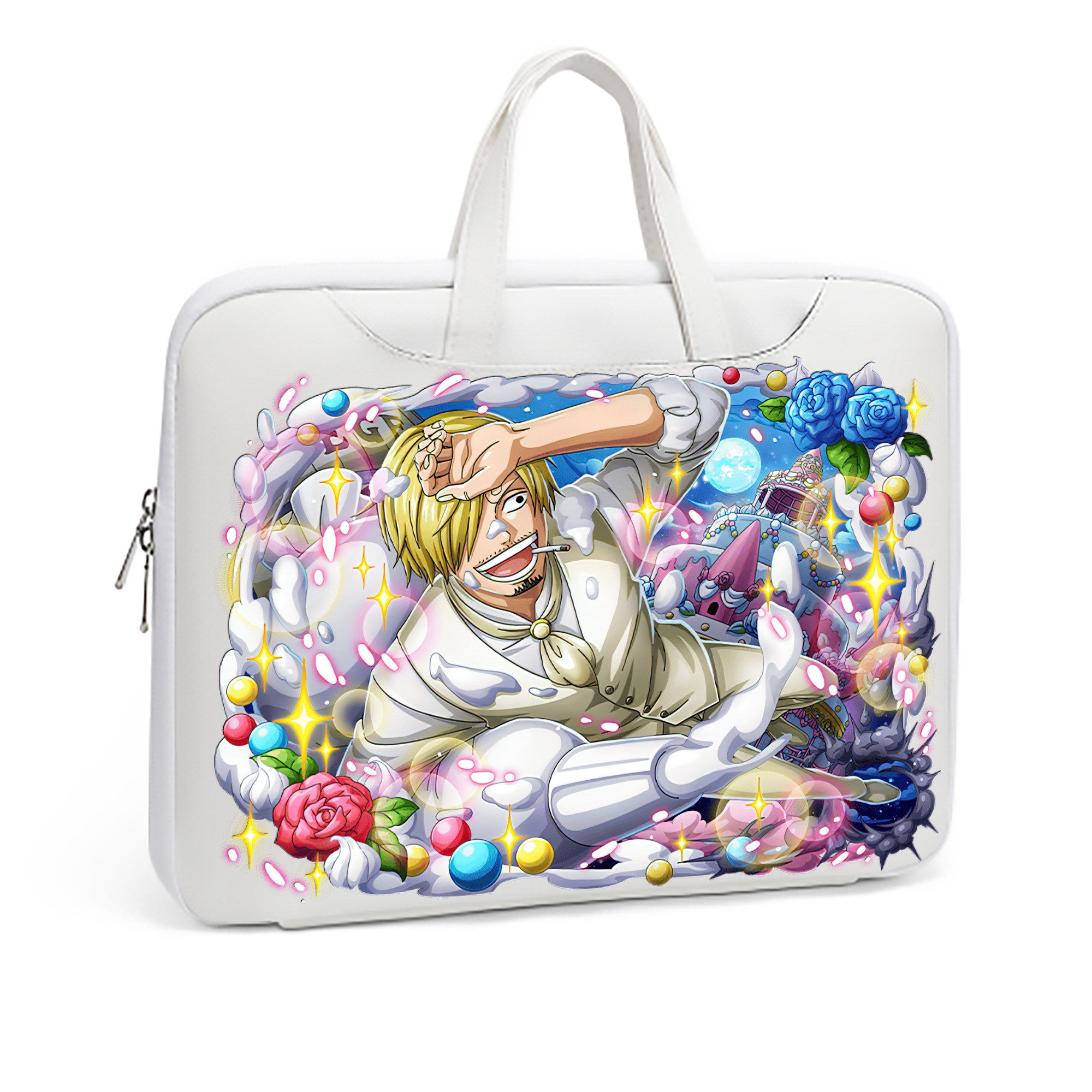 ワンピース サンジ ONE PIECE Sanji レザーラップトップバッグ　ノートパソコンケース
