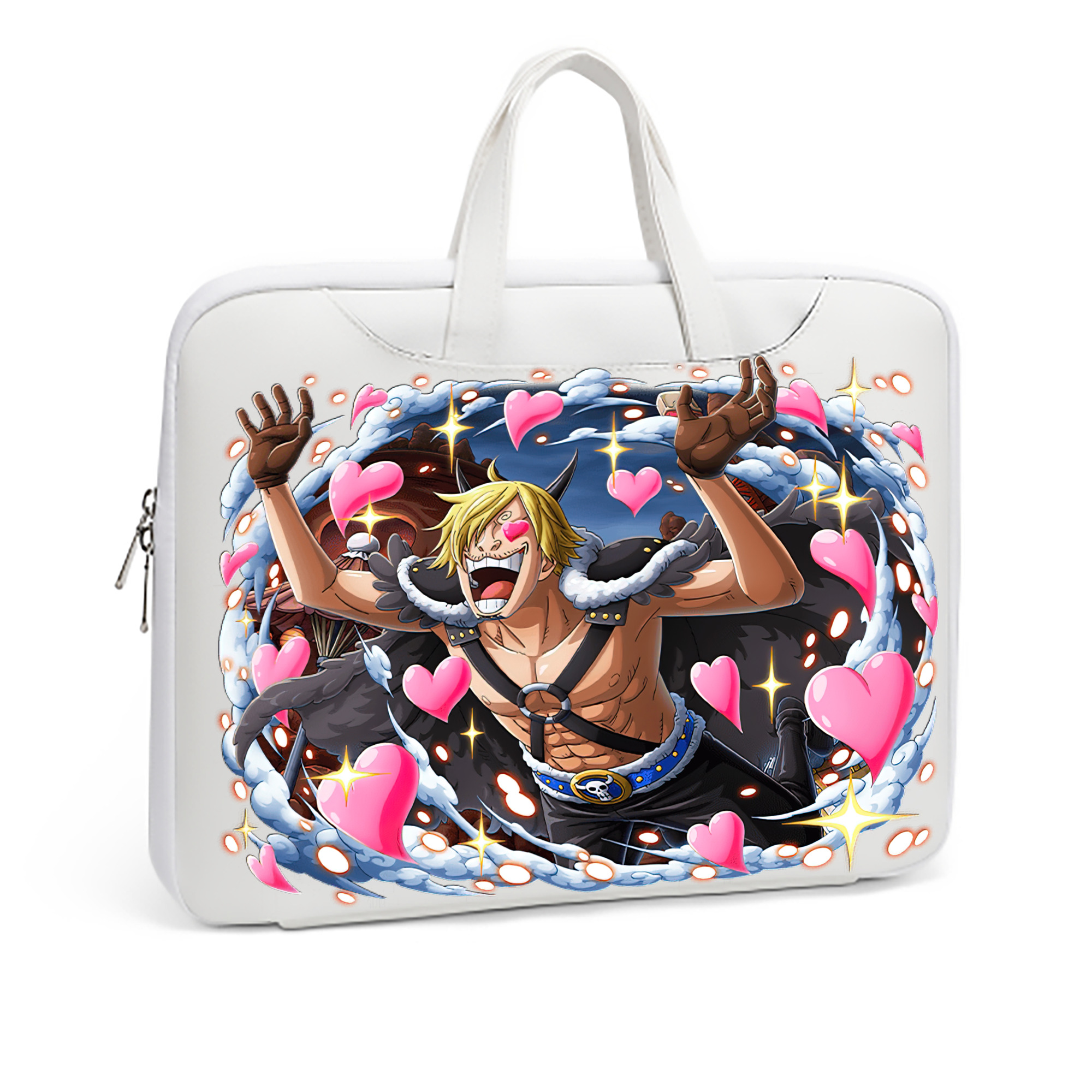 ワンピース サンジ ONE PIECE Sanji レザーラップトップバッグ　ノートパソコンケース