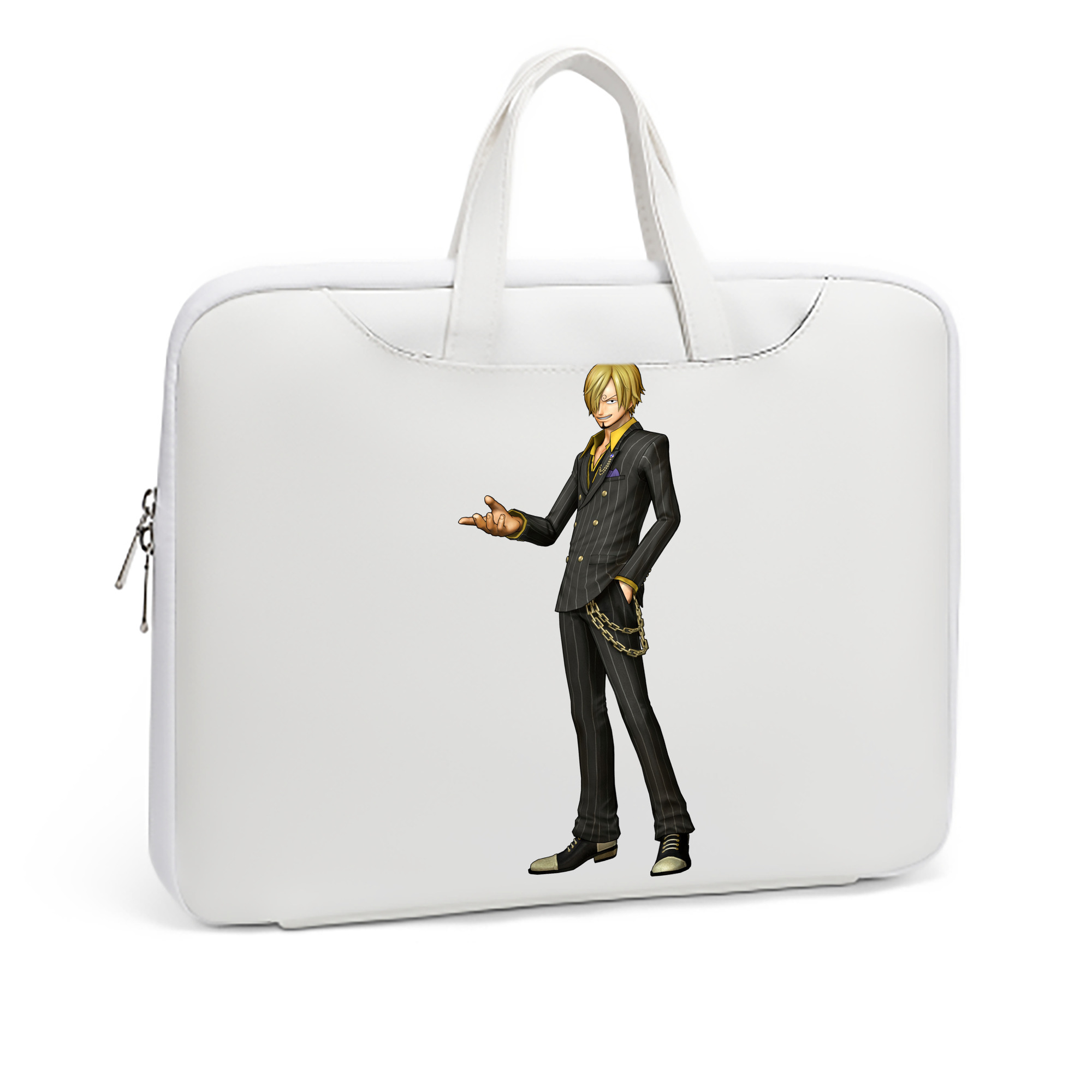 ワンピース サンジ ONE PIECE Sanji レザーラップトップバッグ　ノートパソコンケース