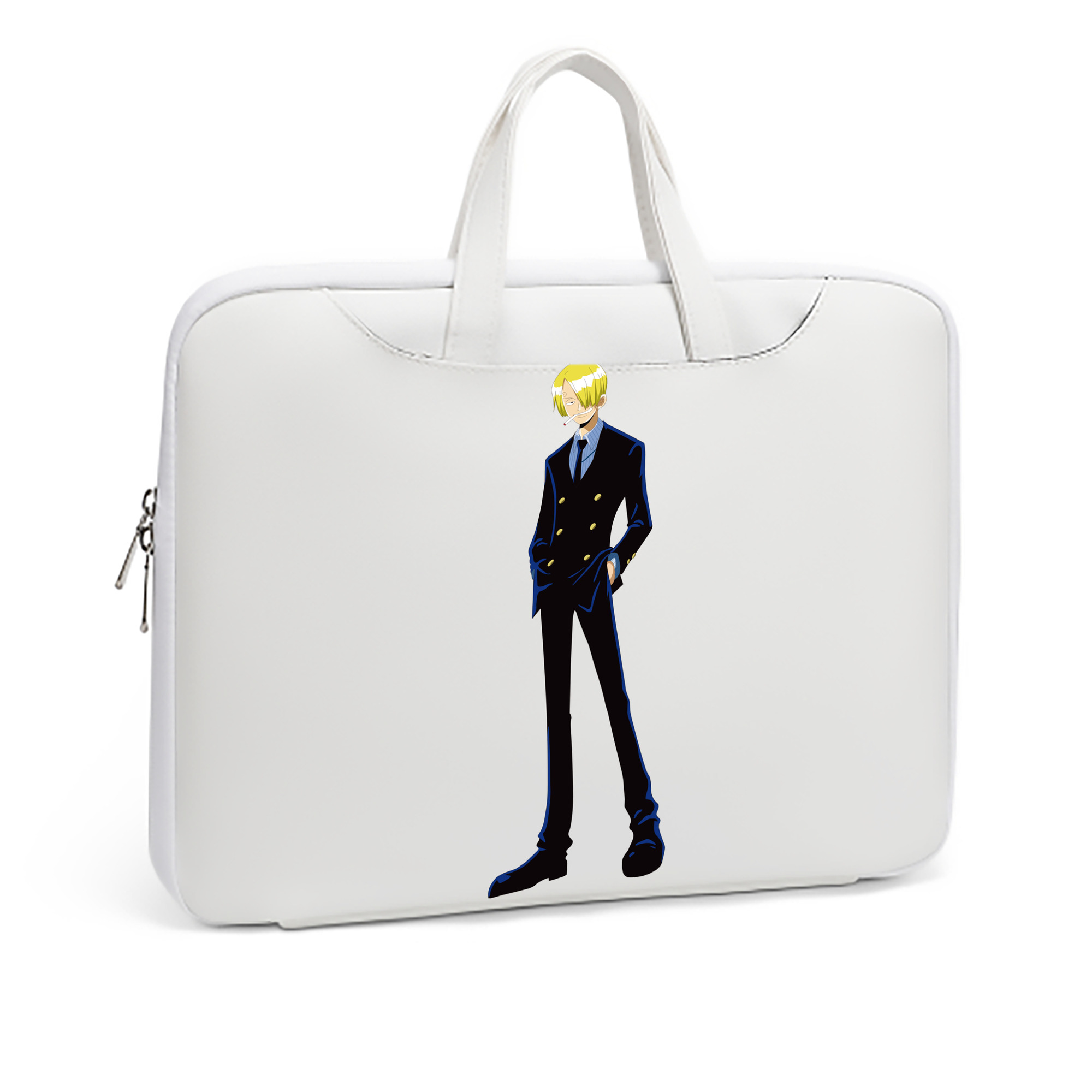 ワンピース サンジ ONE PIECE Sanji レザーラップトップバッグ　ノートパソコンケース