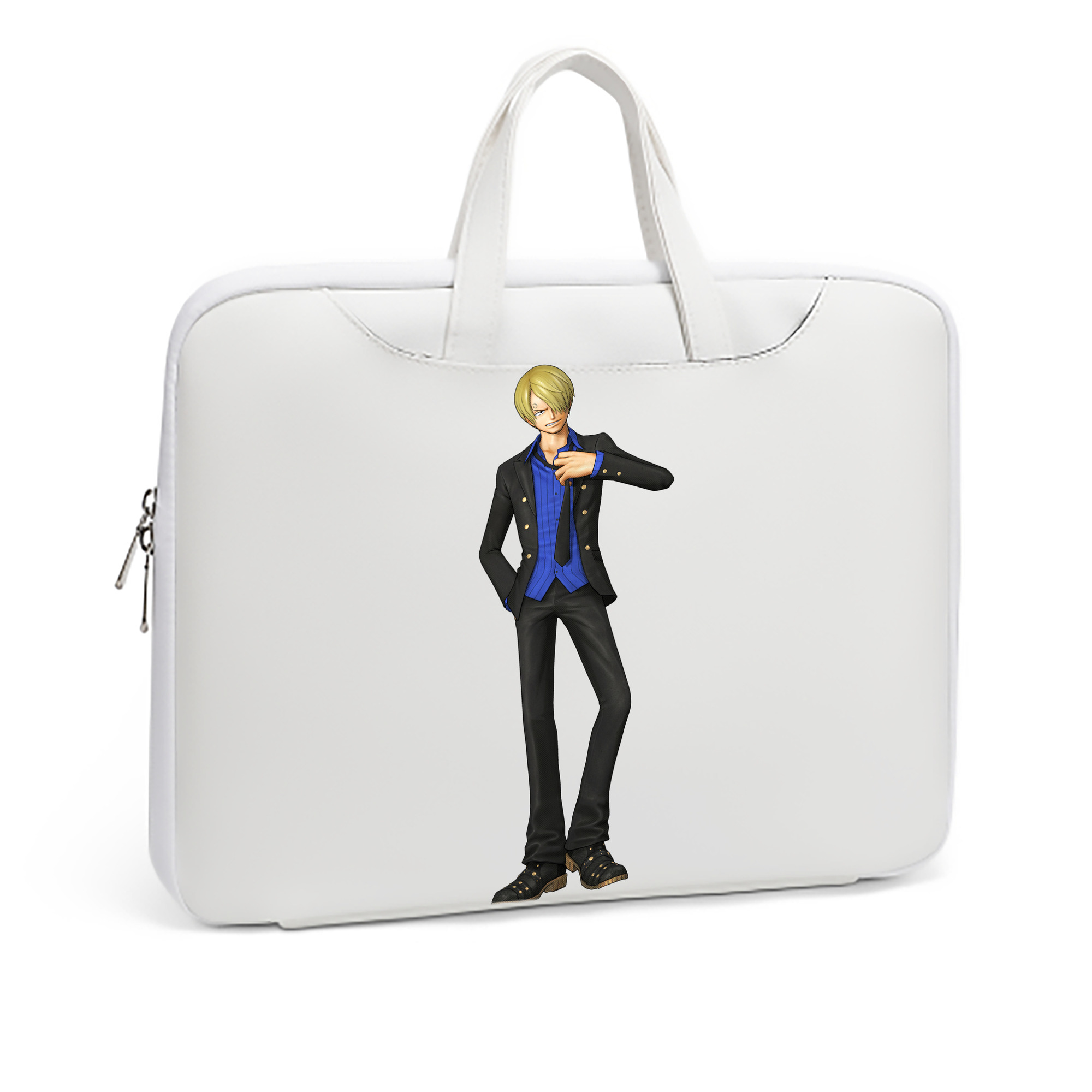 ワンピース サンジ ONE PIECE Sanji レザーラップトップバッグ　ノートパソコンケース