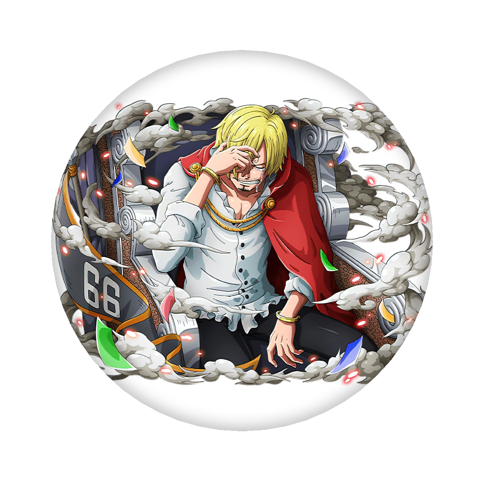 （画像用） ワンピース サンジ ONE PIECE Sanji 6cm 缶バッジ 複数セット