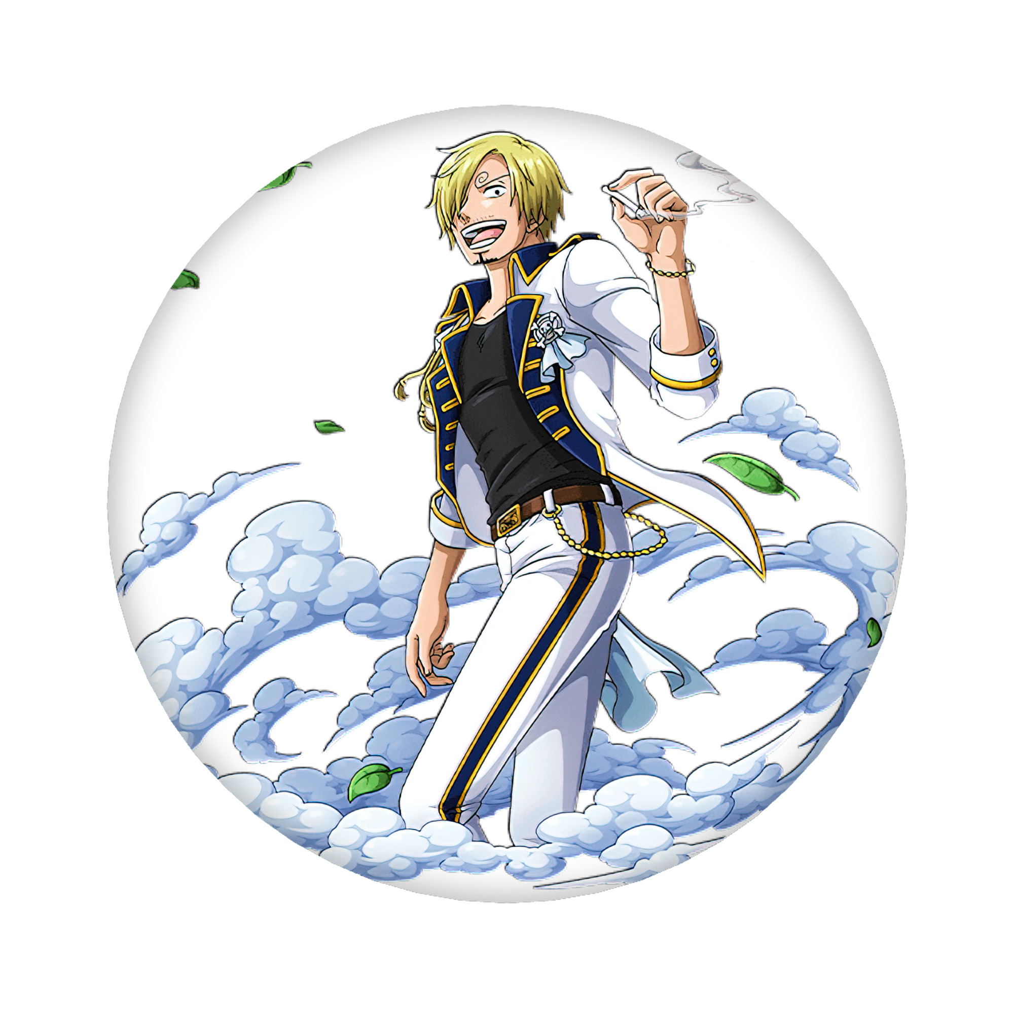 （画像用） ワンピース サンジ ONE PIECE Sanji 6cm 缶バッジ 複数セット