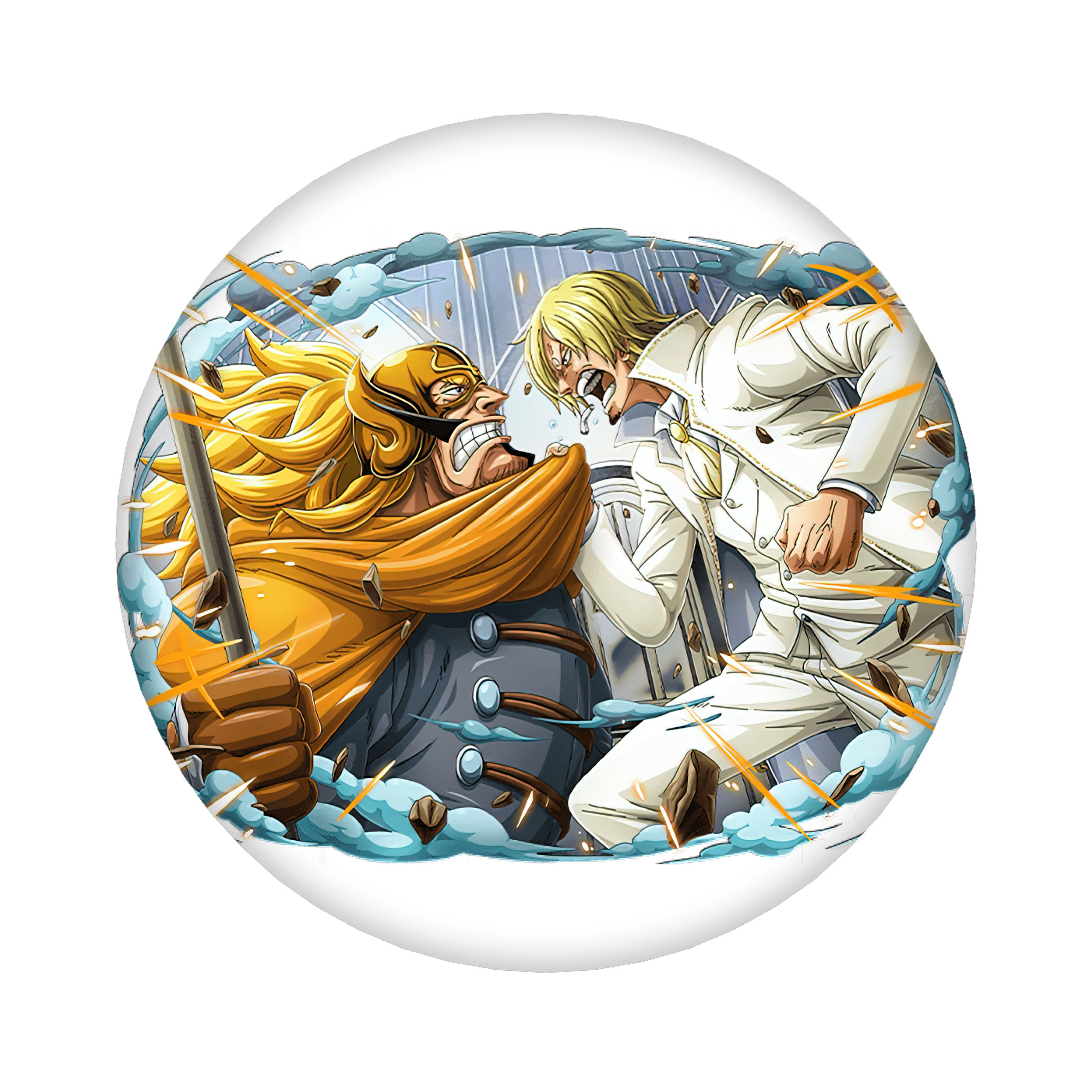 （画像用） ワンピース サンジ ONE PIECE Sanji 6cm 缶バッジ 複数セット