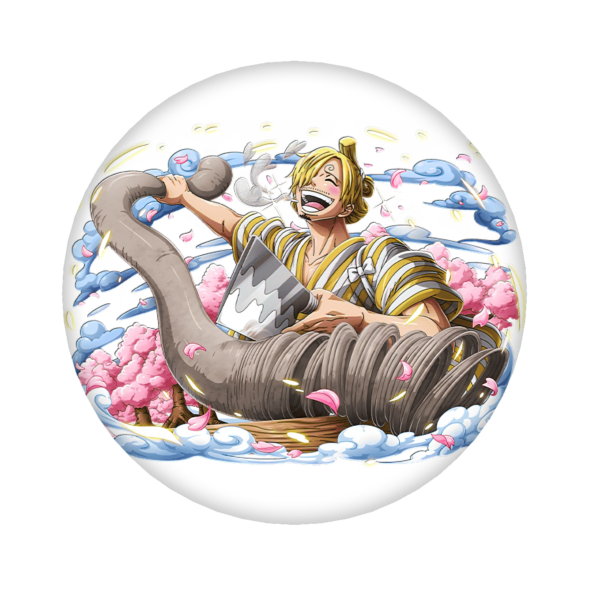 （画像用） ワンピース サンジ ONE PIECE Sanji 6cm 缶バッジ 複数セット