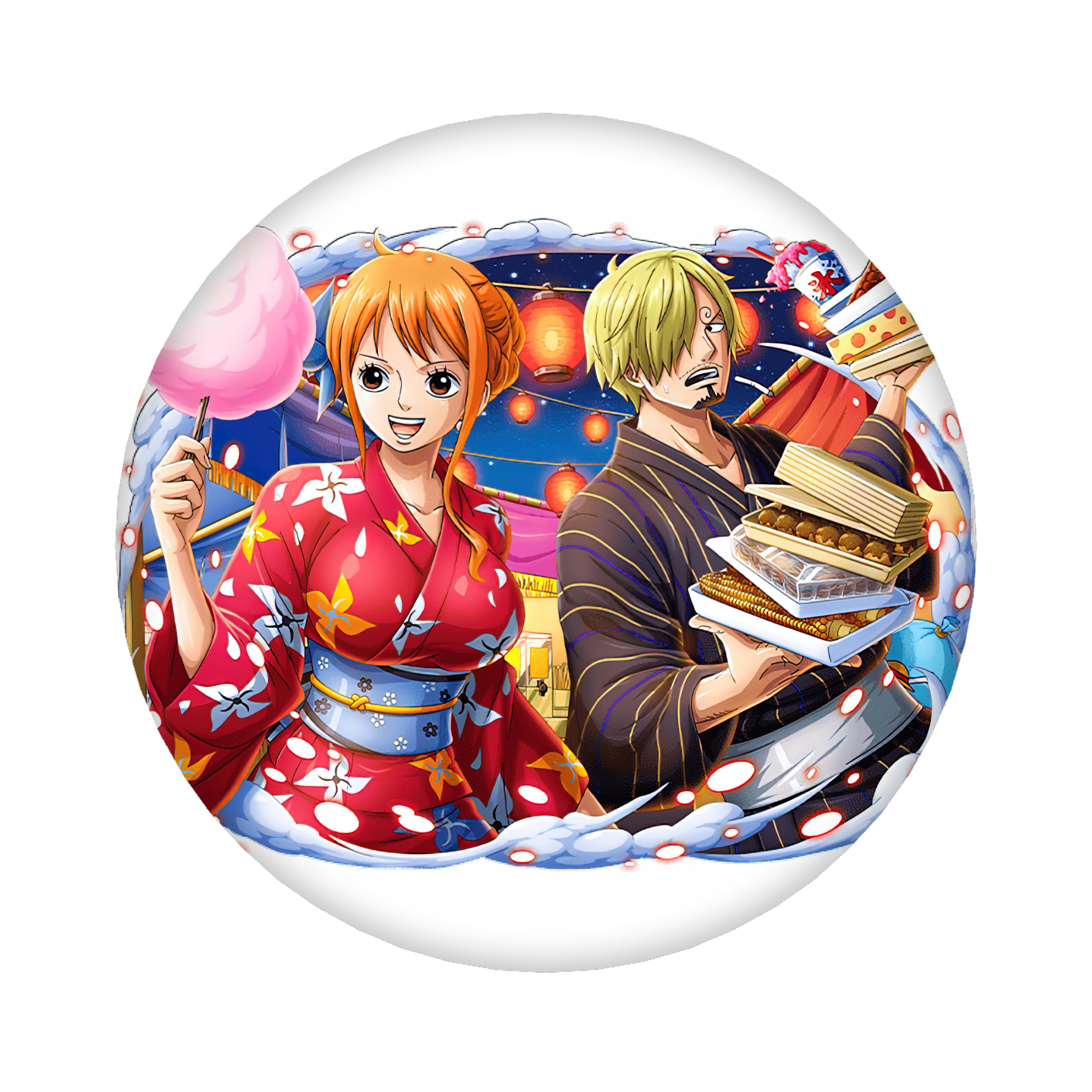 （画像用） ワンピース サンジ ONE PIECE Sanji 6cm 缶バッジ 複数セット