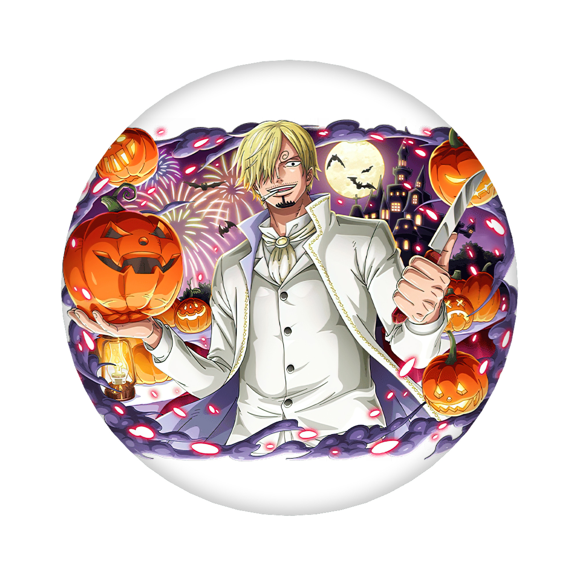 （画像用） ワンピース サンジ ONE PIECE Sanji 6cm 缶バッジ 複数セット