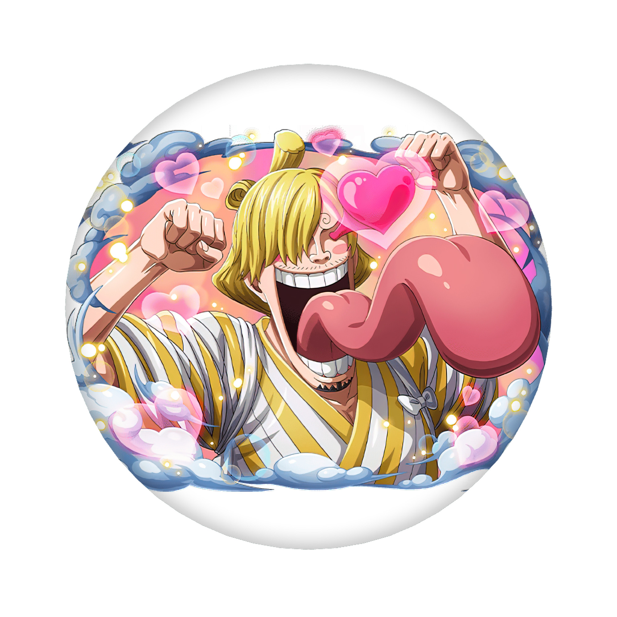 （画像用） ワンピース サンジ ONE PIECE Sanji 6cm 缶バッジ 複数セット