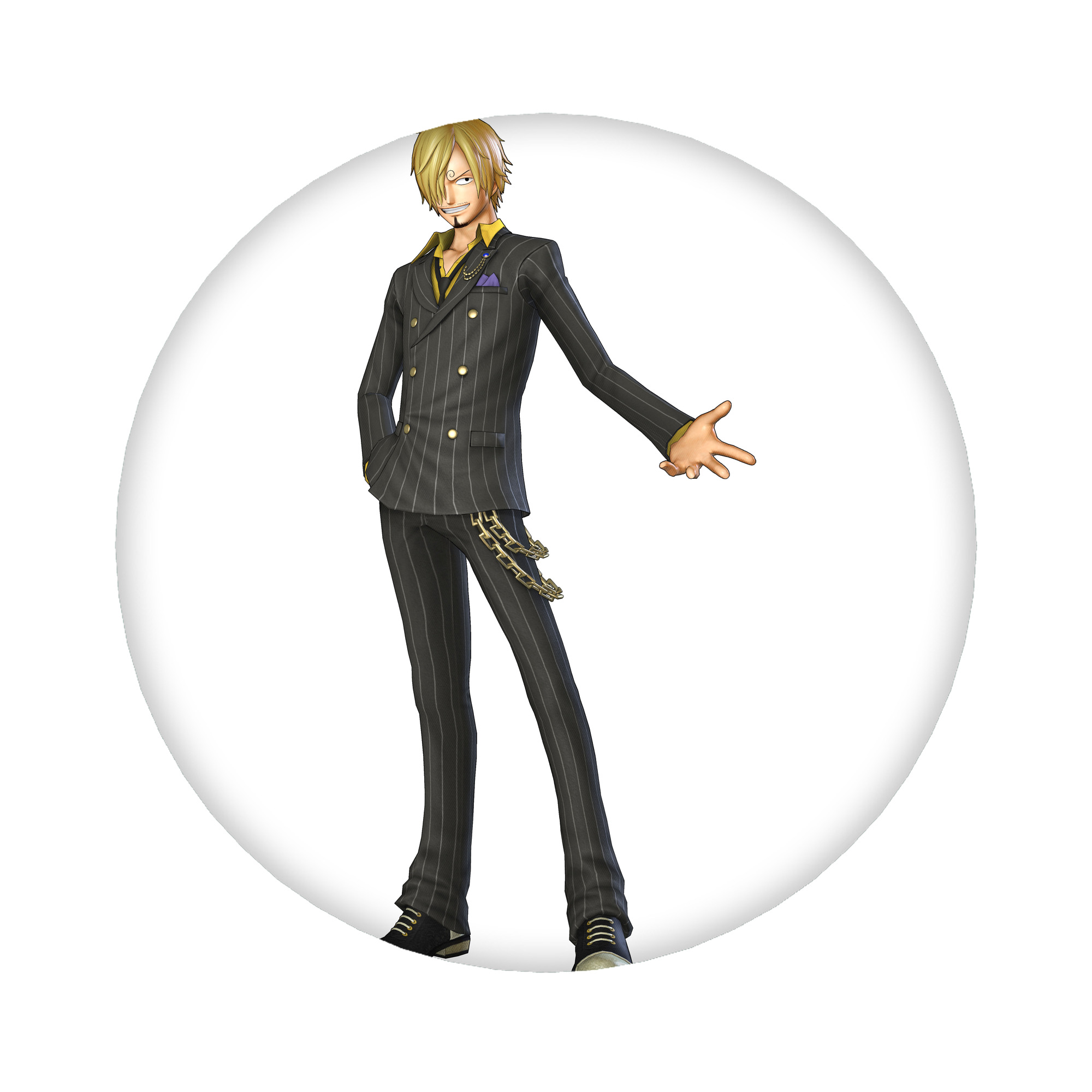 （画像用） ワンピース サンジ ONE PIECE Sanji 6cm 缶バッジ 複数セット