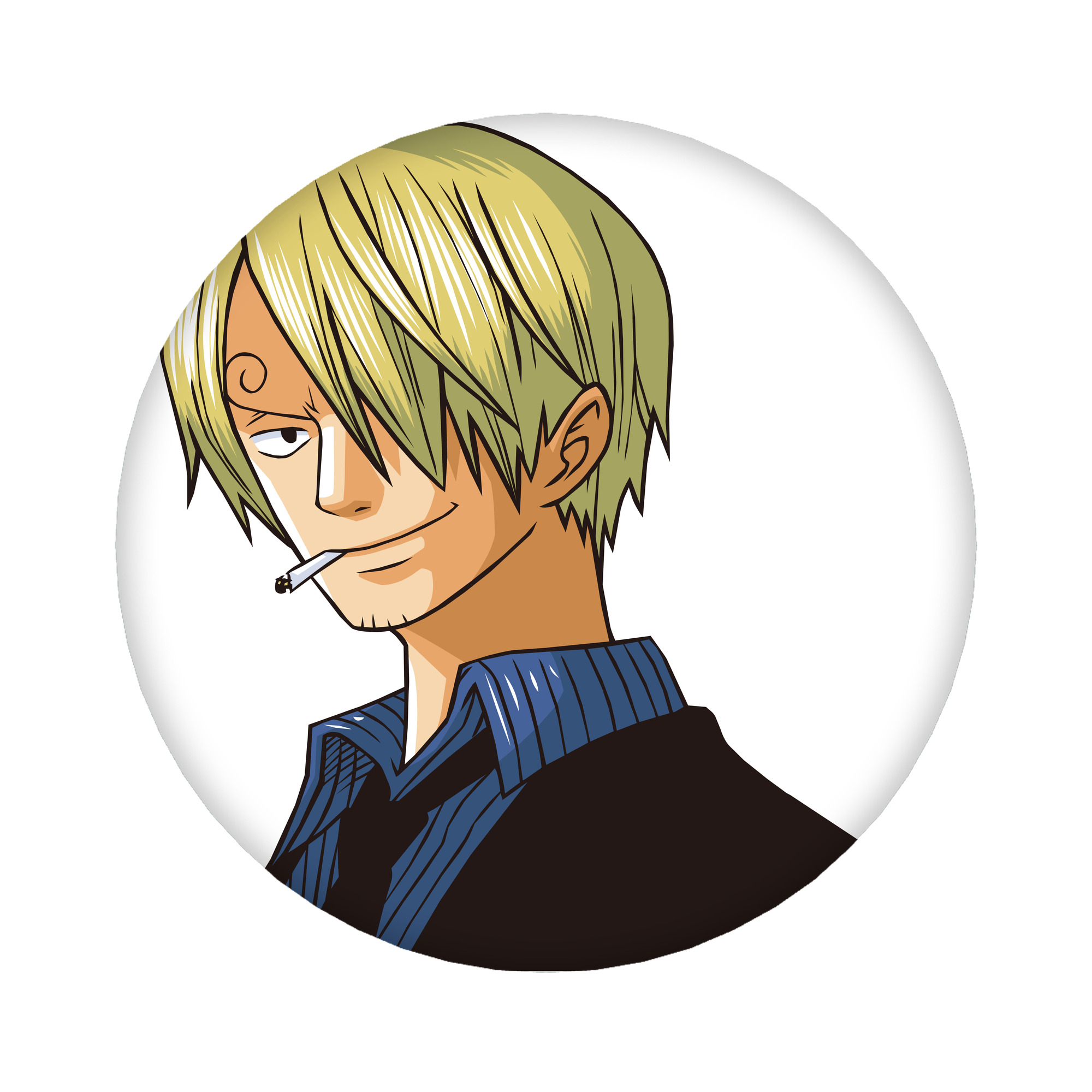 （画像用） ワンピース サンジ ONE PIECE Sanji 6cm 缶バッジ 複数セット