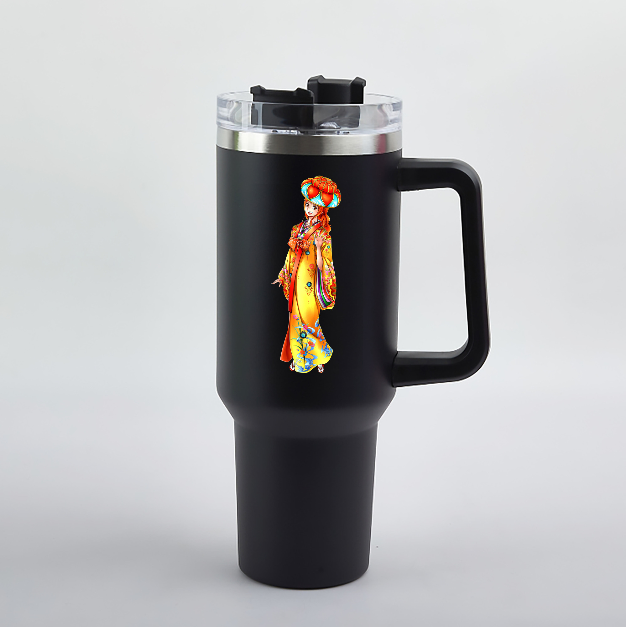 ワンピース ナミ ONE PIECE Nami 1200mL車用タンブラー（カラープリント）
