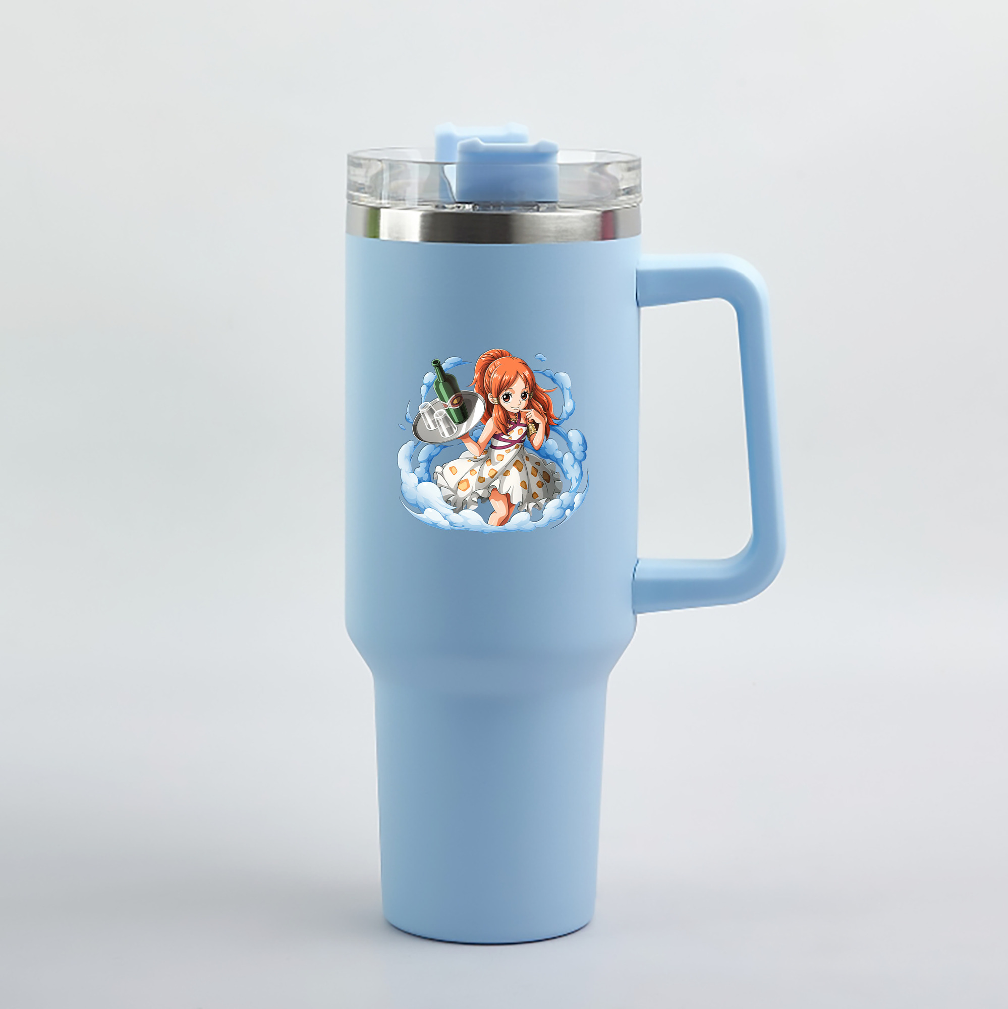 ワンピース ナミ ONE PIECE Nami 1200mL車用タンブラー（カラープリント）