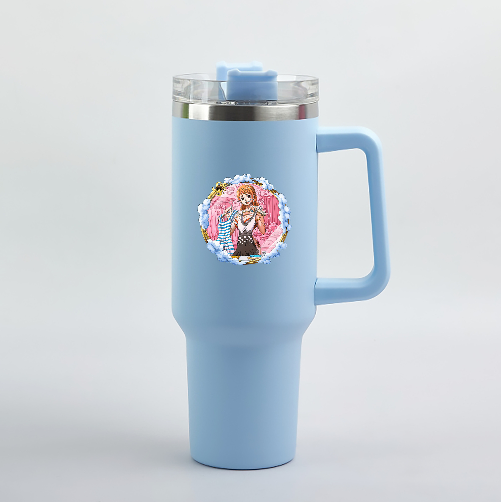 ワンピース ナミ ONE PIECE Nami 1200mL車用タンブラー（カラープリント）