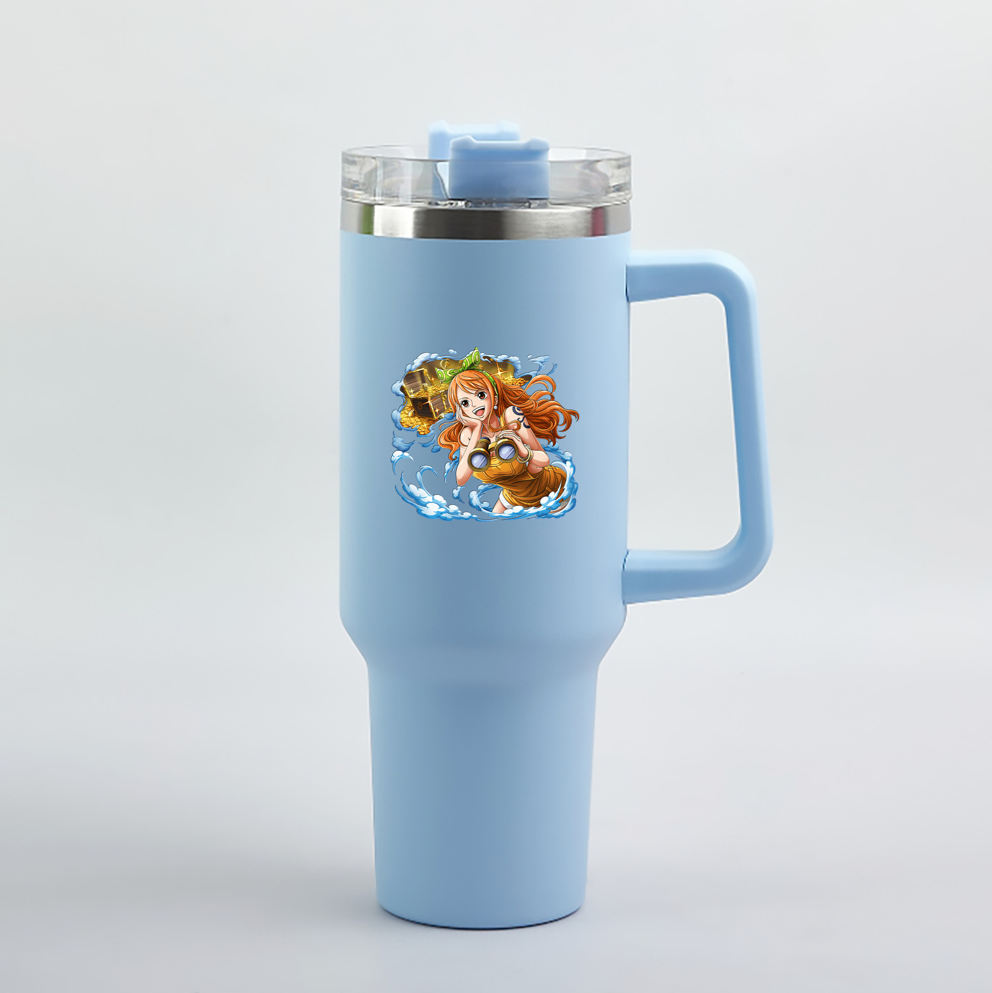 ワンピース ナミ ONE PIECE Nami 1200mL車用タンブラー（カラープリント）