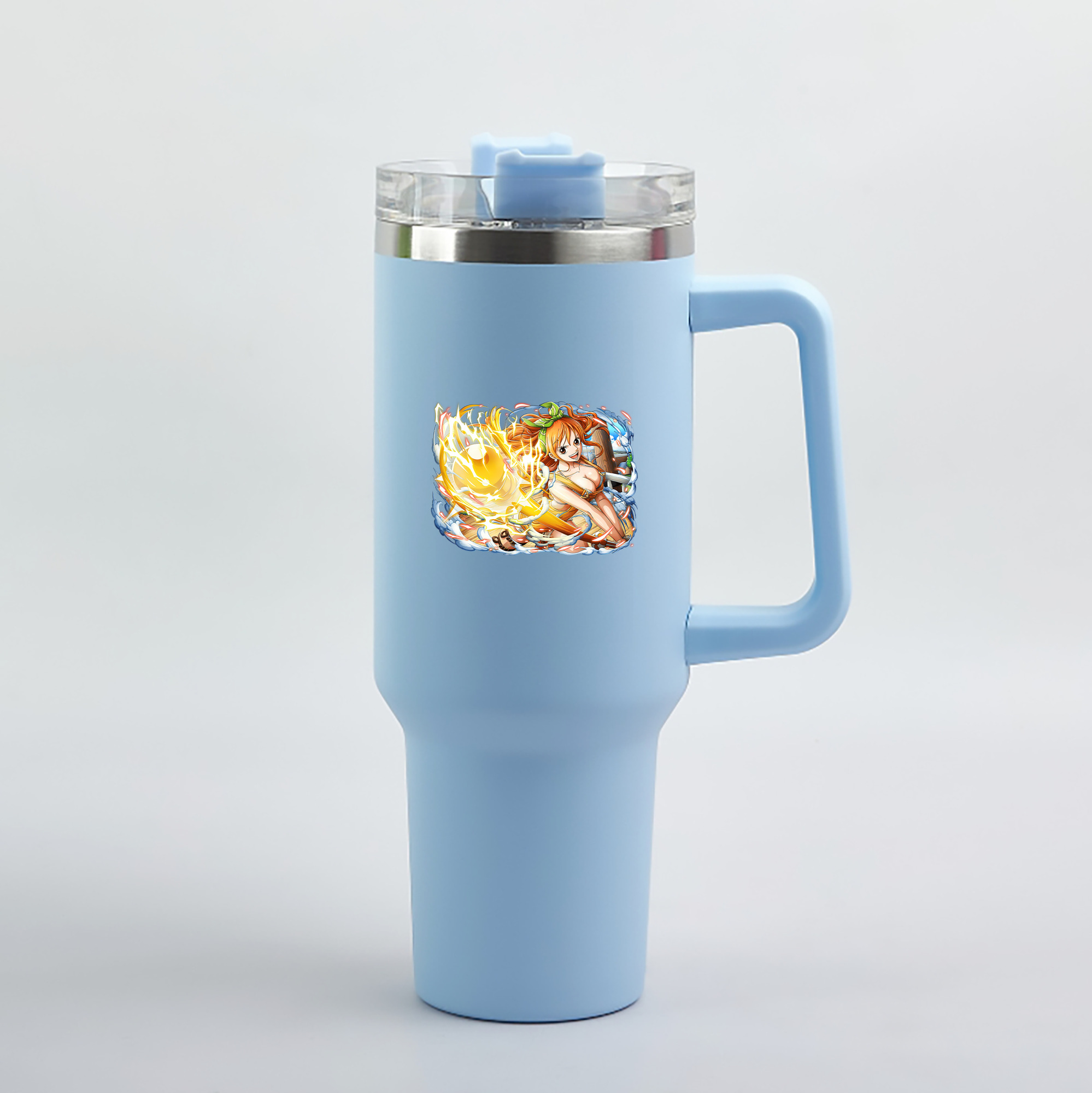 （画像用） ワンピース ナミ ONE PIECE Nami 1200mL車用タンブラー（カラープリント）