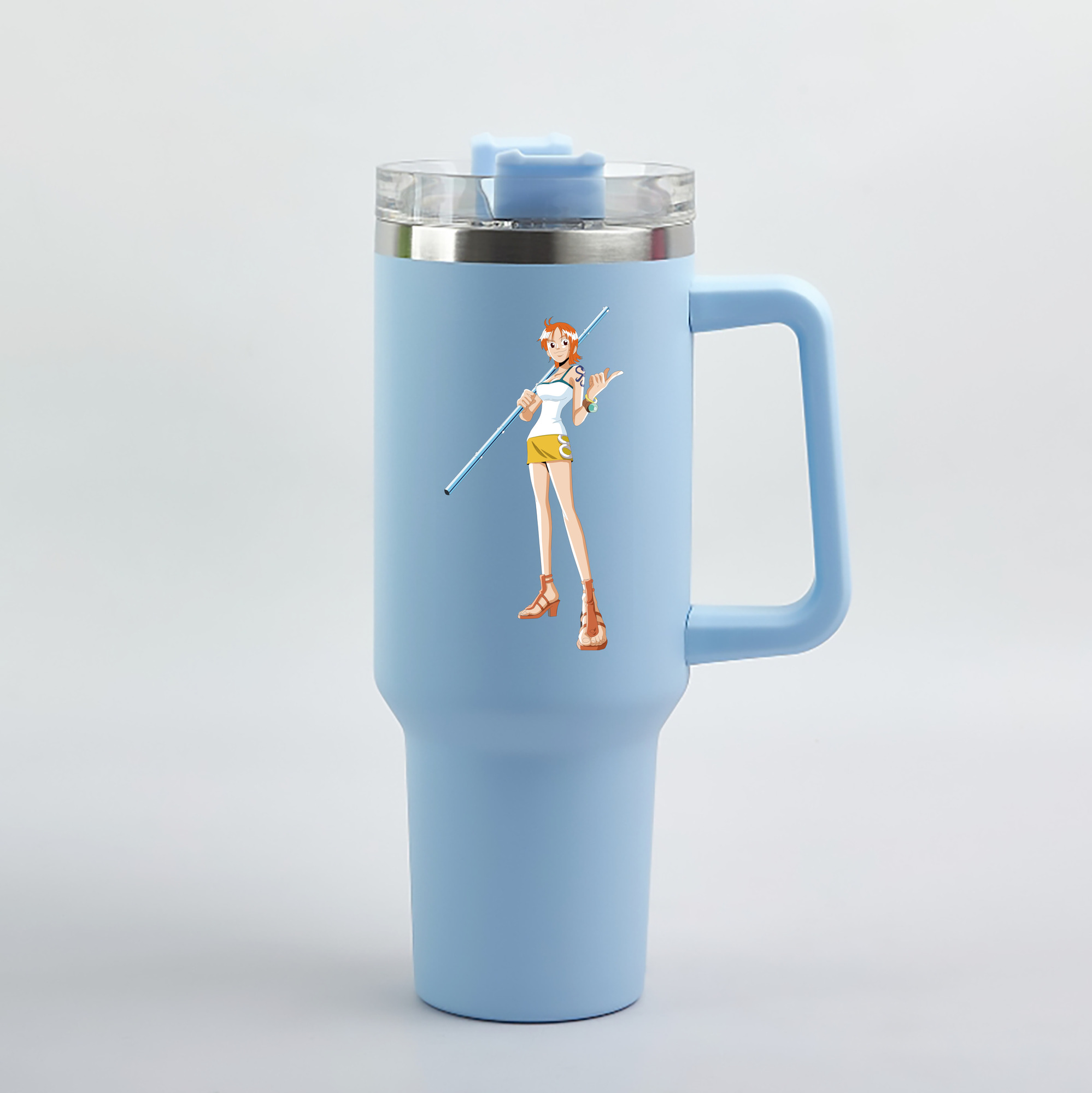 ワンピース ナミ ONE PIECE Nami 1200mL車用タンブラー（カラープリント）