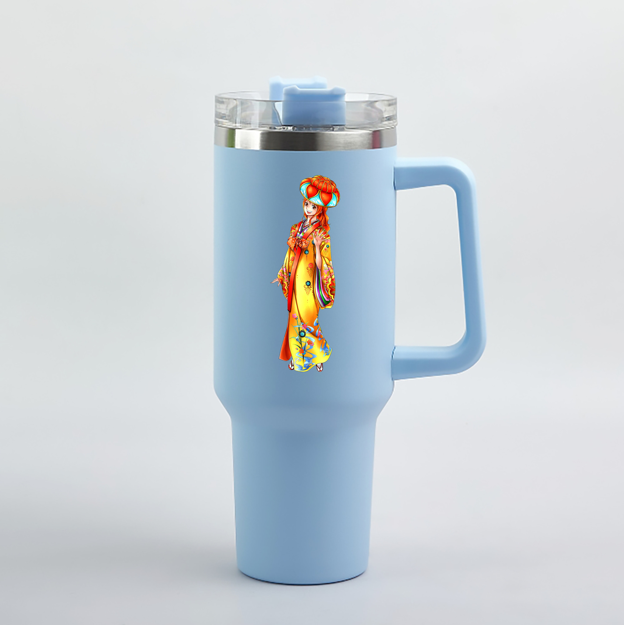 ワンピース ナミ ONE PIECE Nami 1200mL車用タンブラー（カラープリント）
