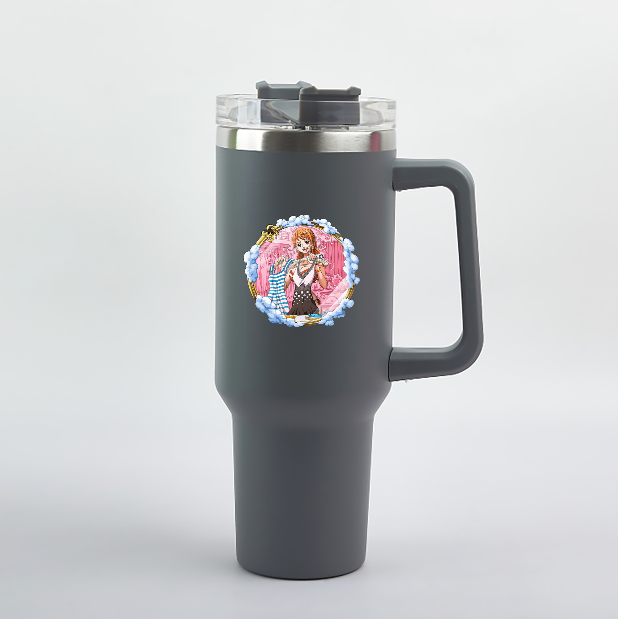 ワンピース ナミ ONE PIECE Nami 1200mL車用タンブラー（カラープリント）