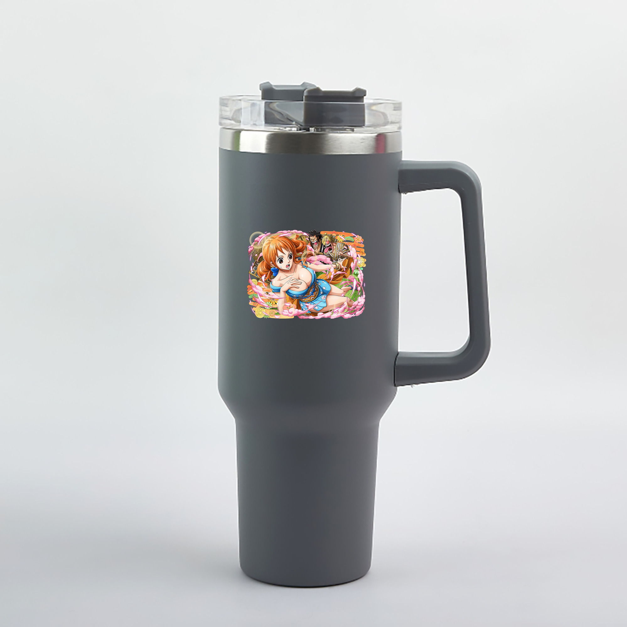 ワンピース ナミ ONE PIECE Nami 1200mL車用タンブラー（カラープリント）