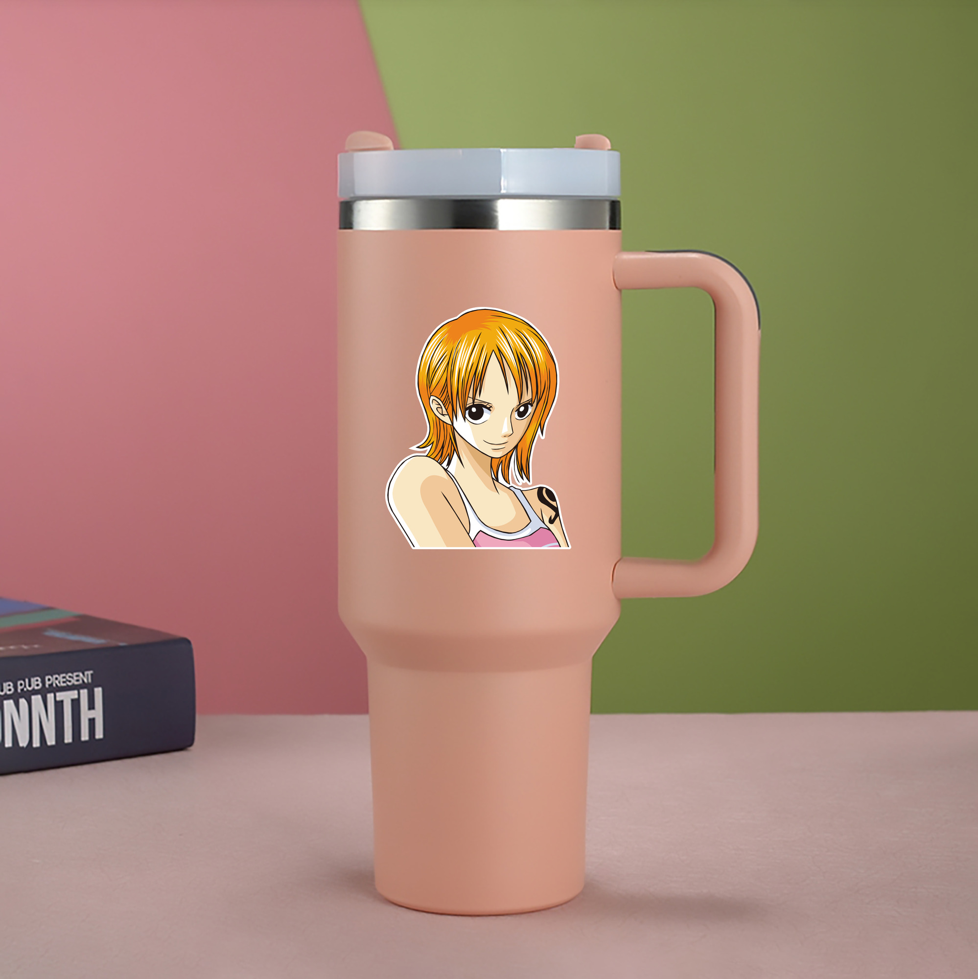 ワンピース ナミ ONE PIECE Nami 1200mL車用タンブラー（カラープリント）