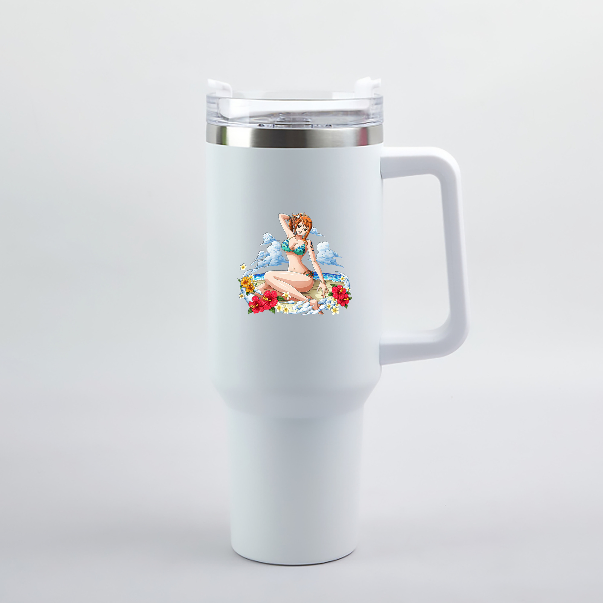 ワンピース ナミ ONE PIECE Nami 1200mL車用タンブラー（カラープリント）