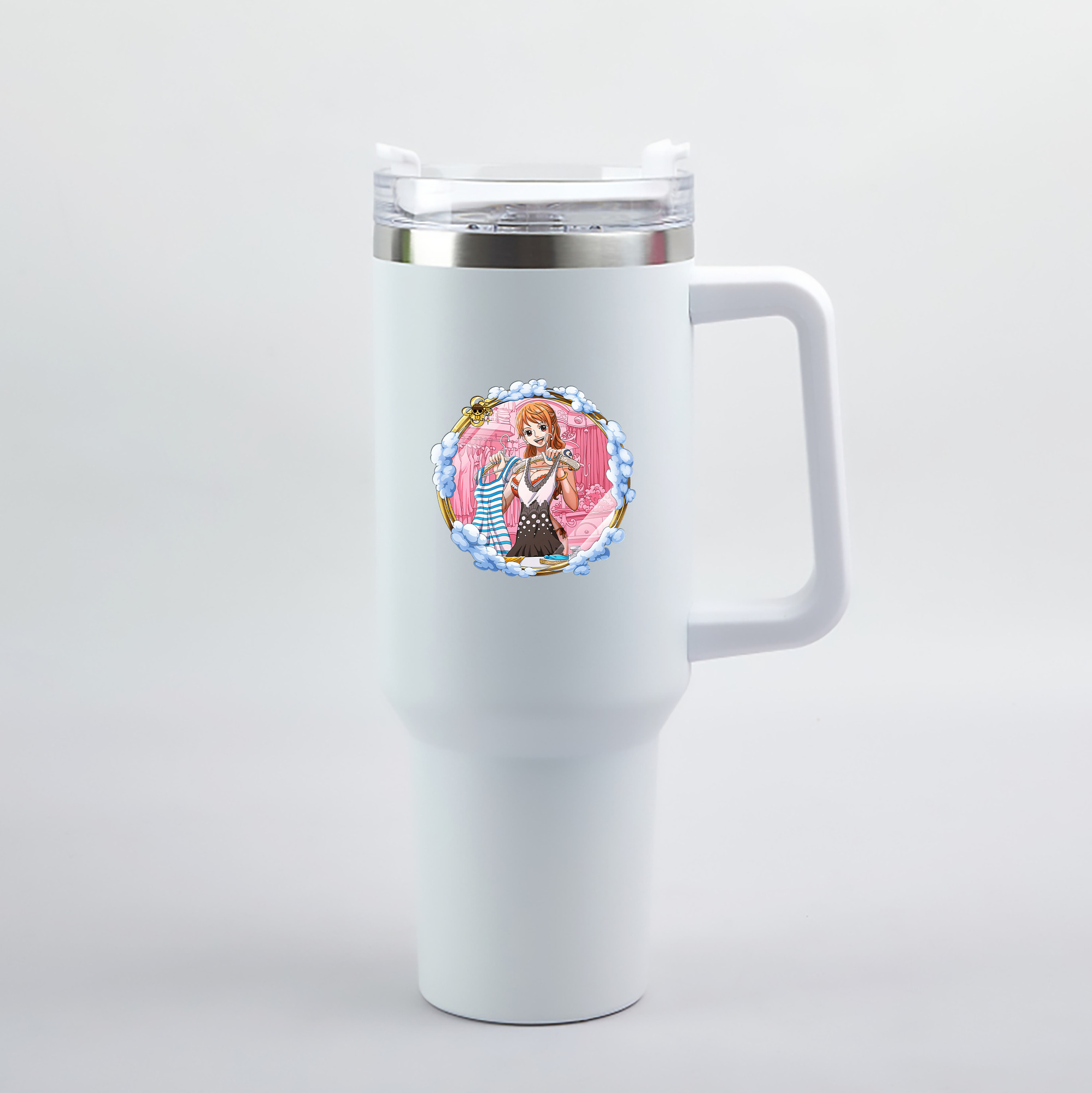 ワンピース ナミ ONE PIECE Nami 1200mL車用タンブラー（カラープリント）