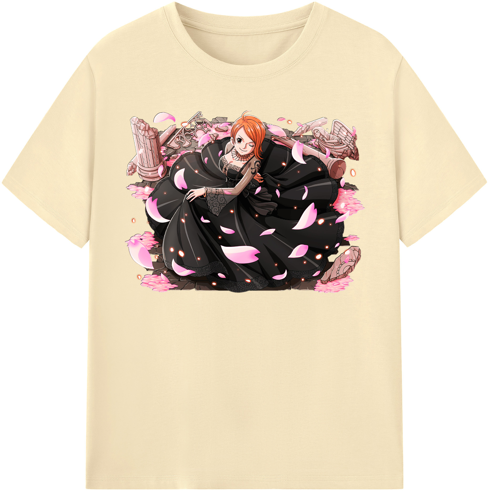 ワンピース ナミ ONE PIECE Nami 綿100％半袖Tシャツ（フロントプリント）