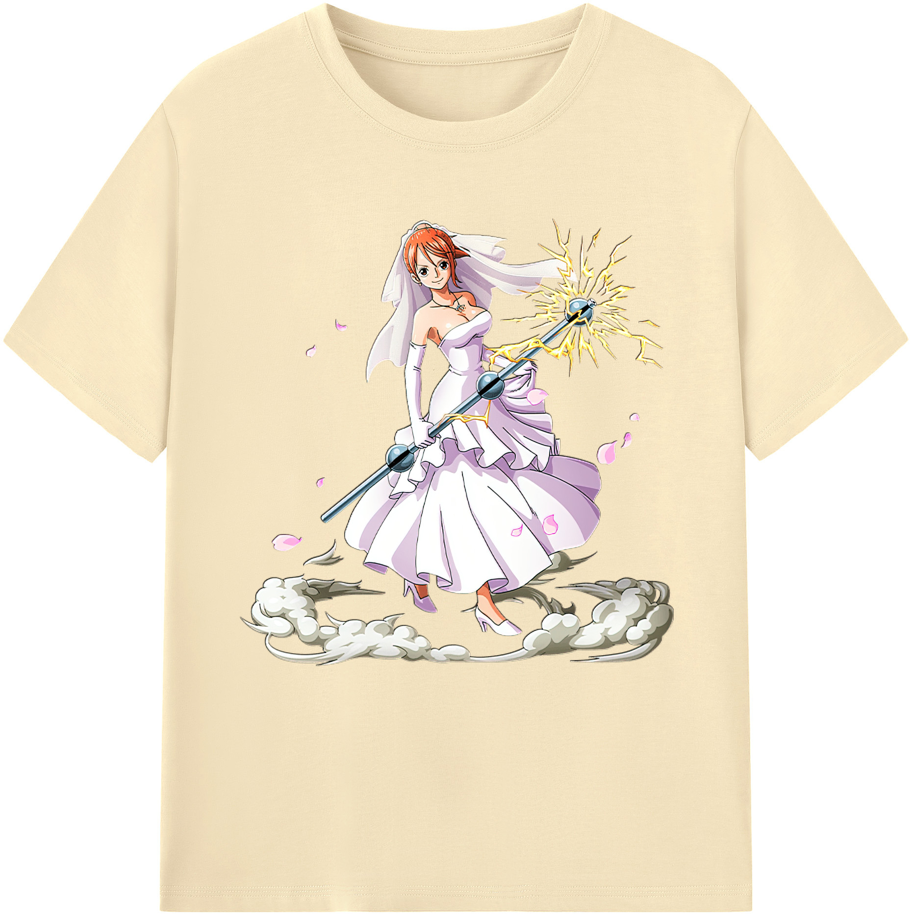ワンピース ナミ ONE PIECE Nami 綿100％半袖Tシャツ（フロントプリント）