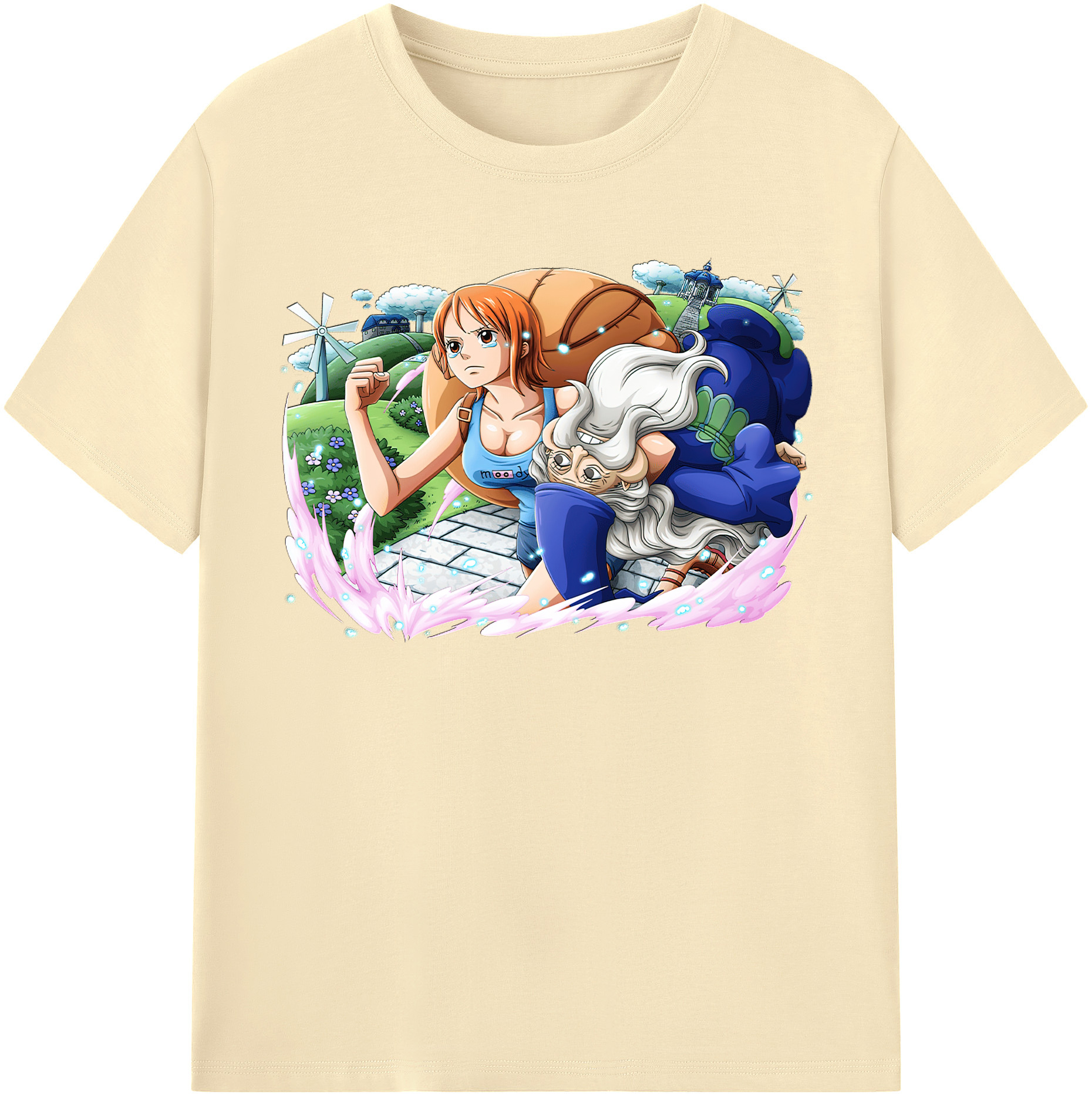 ワンピース ナミ ONE PIECE Nami 綿100％半袖Tシャツ（フロントプリント）