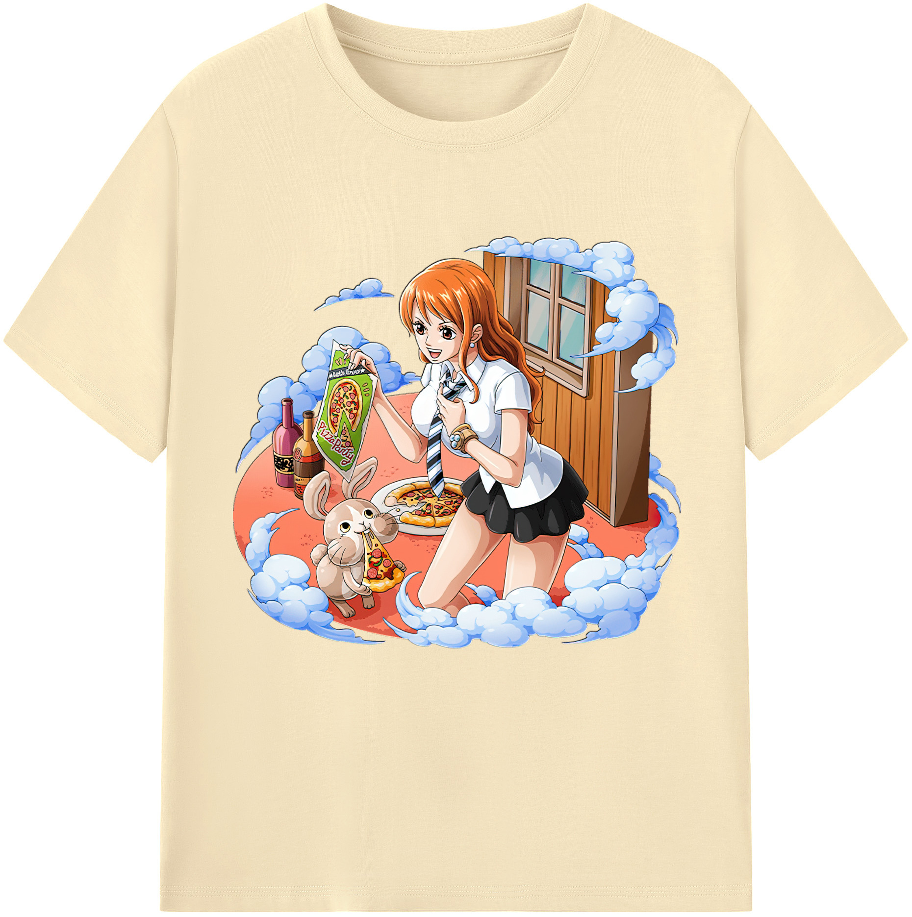ワンピース ナミ ONE PIECE Nami 綿100％半袖Tシャツ（フロントプリント）