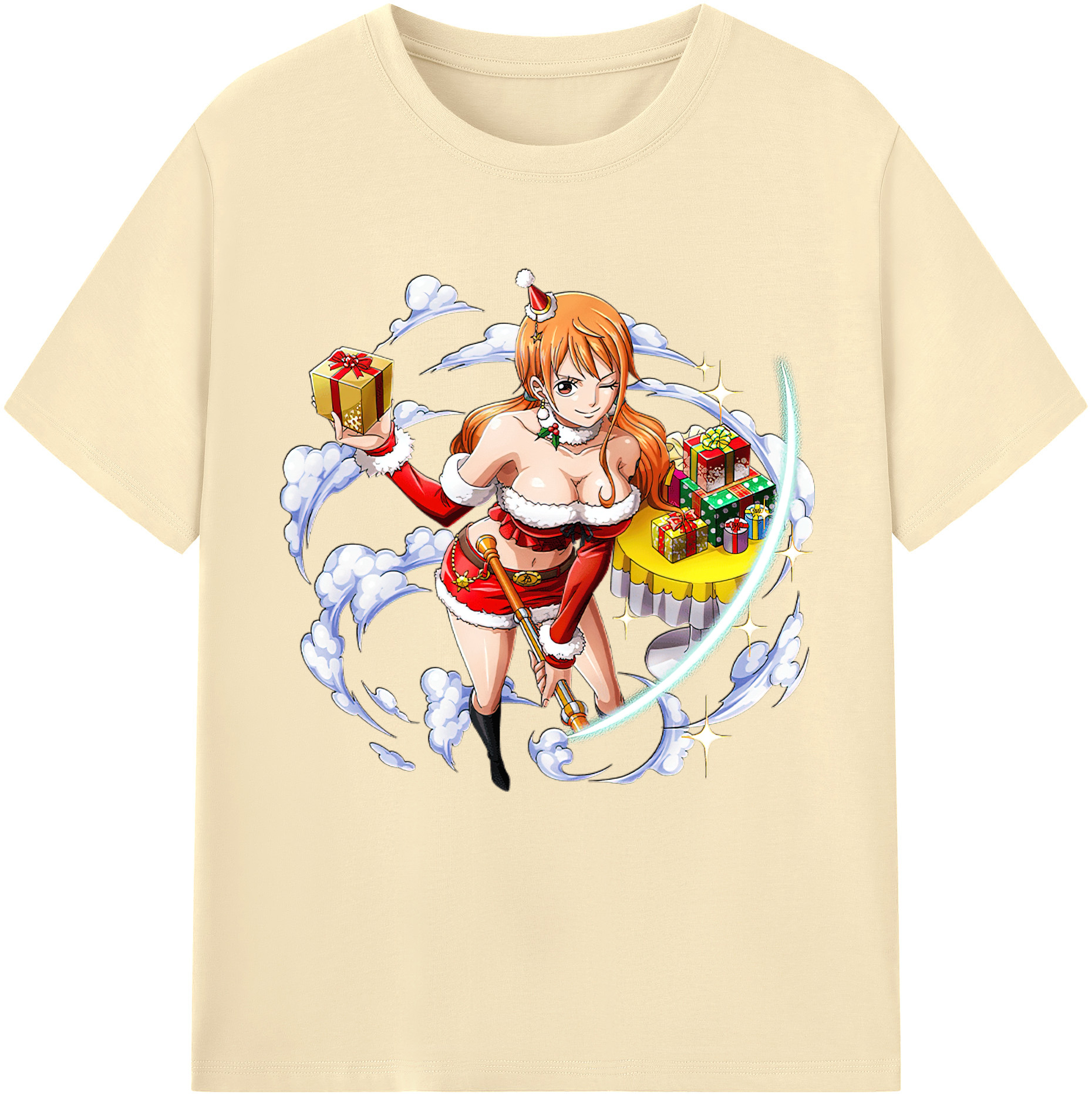 ワンピース ナミ ONE PIECE Nami 綿100％半袖Tシャツ（フロントプリント）