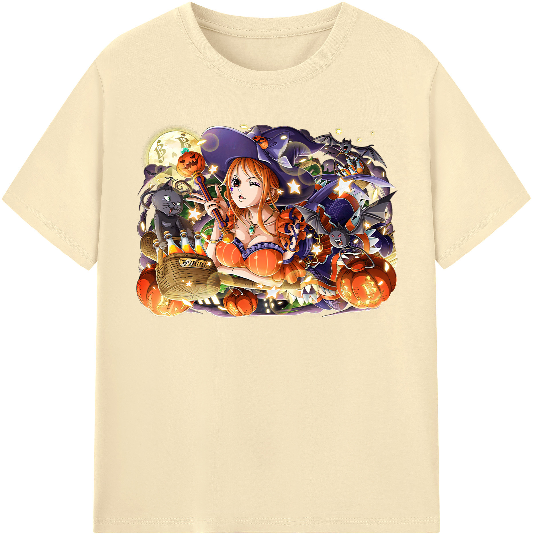 （画像用） ワンピース ナミ ONE PIECE Nami 綿100％半袖Tシャツ（フロントプリント）