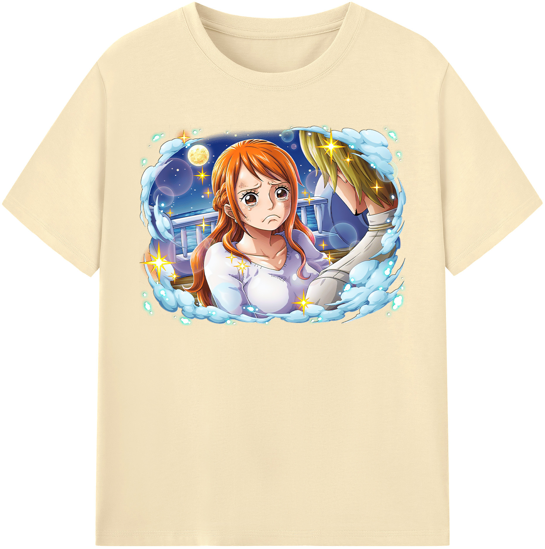 ワンピース ナミ ONE PIECE Nami 綿100％半袖Tシャツ（フロントプリント）