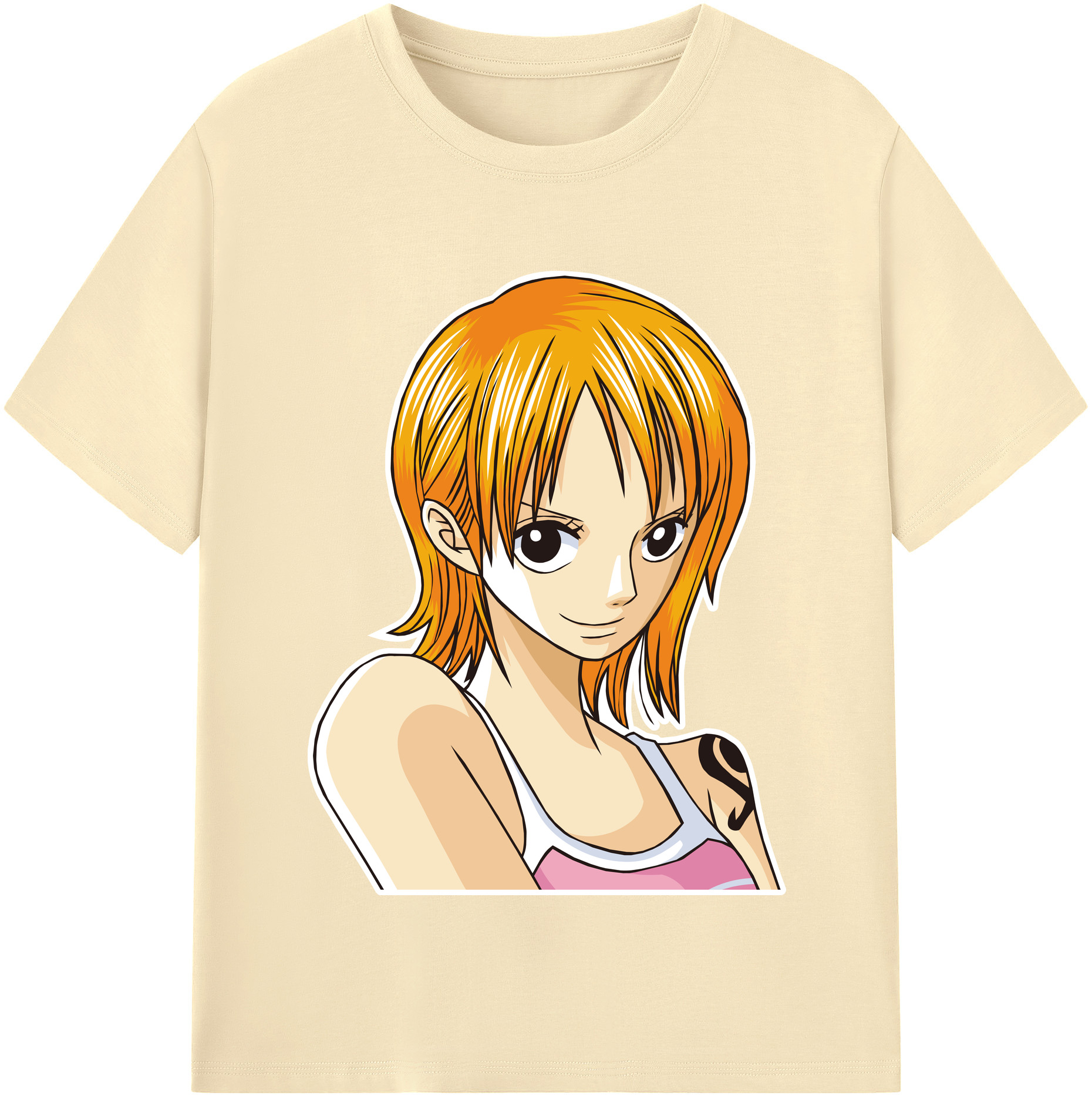 ワンピース ナミ ONE PIECE Nami 綿100％半袖Tシャツ（フロントプリント）