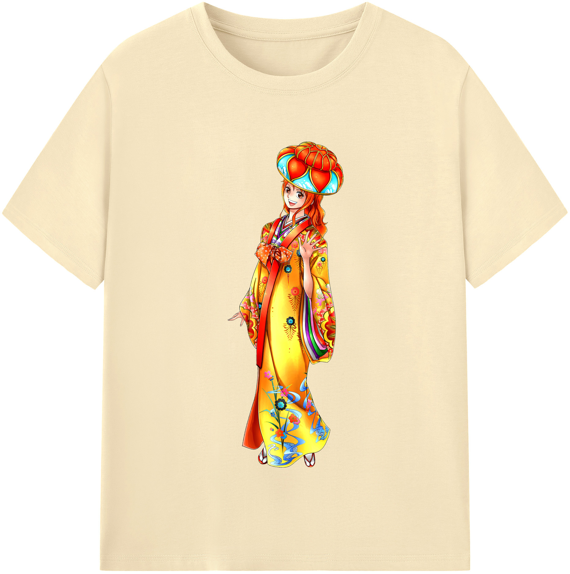 ワンピース ナミ ONE PIECE Nami 綿100％半袖Tシャツ（フロントプリント）