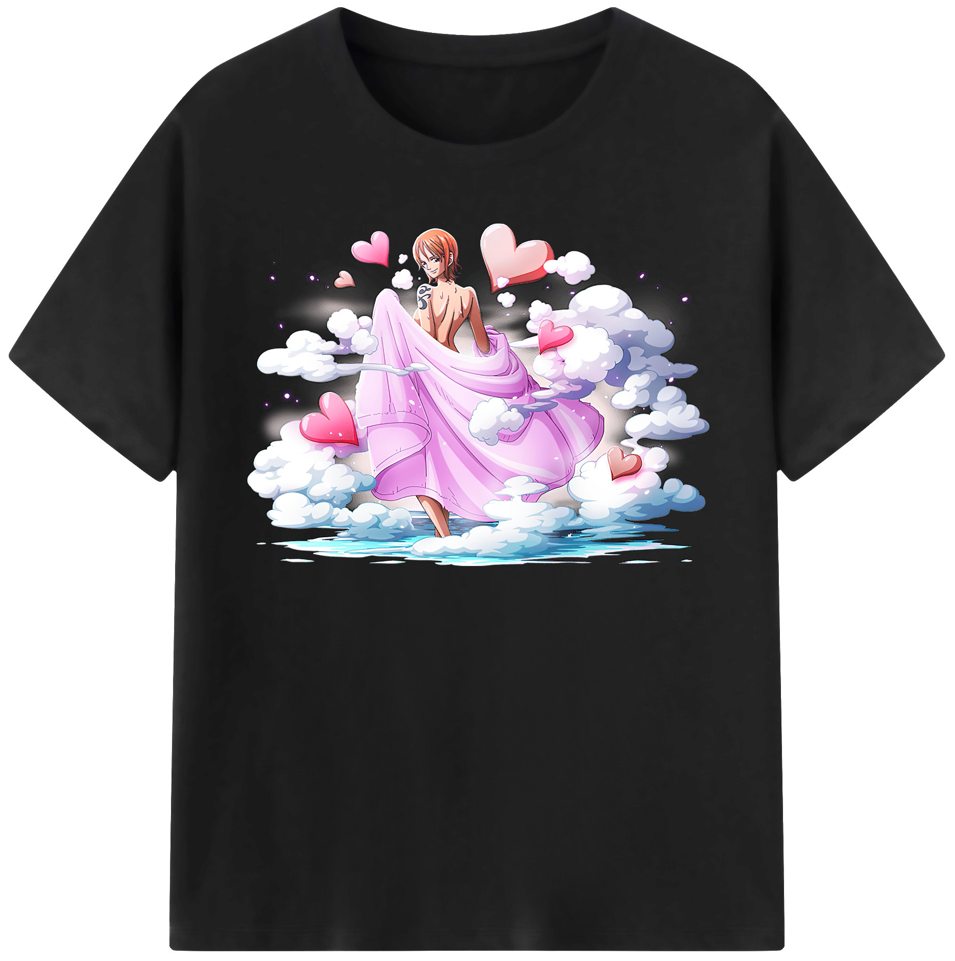 ワンピース ナミ ONE PIECE Nami 綿100％半袖Tシャツ（フロントプリント）
