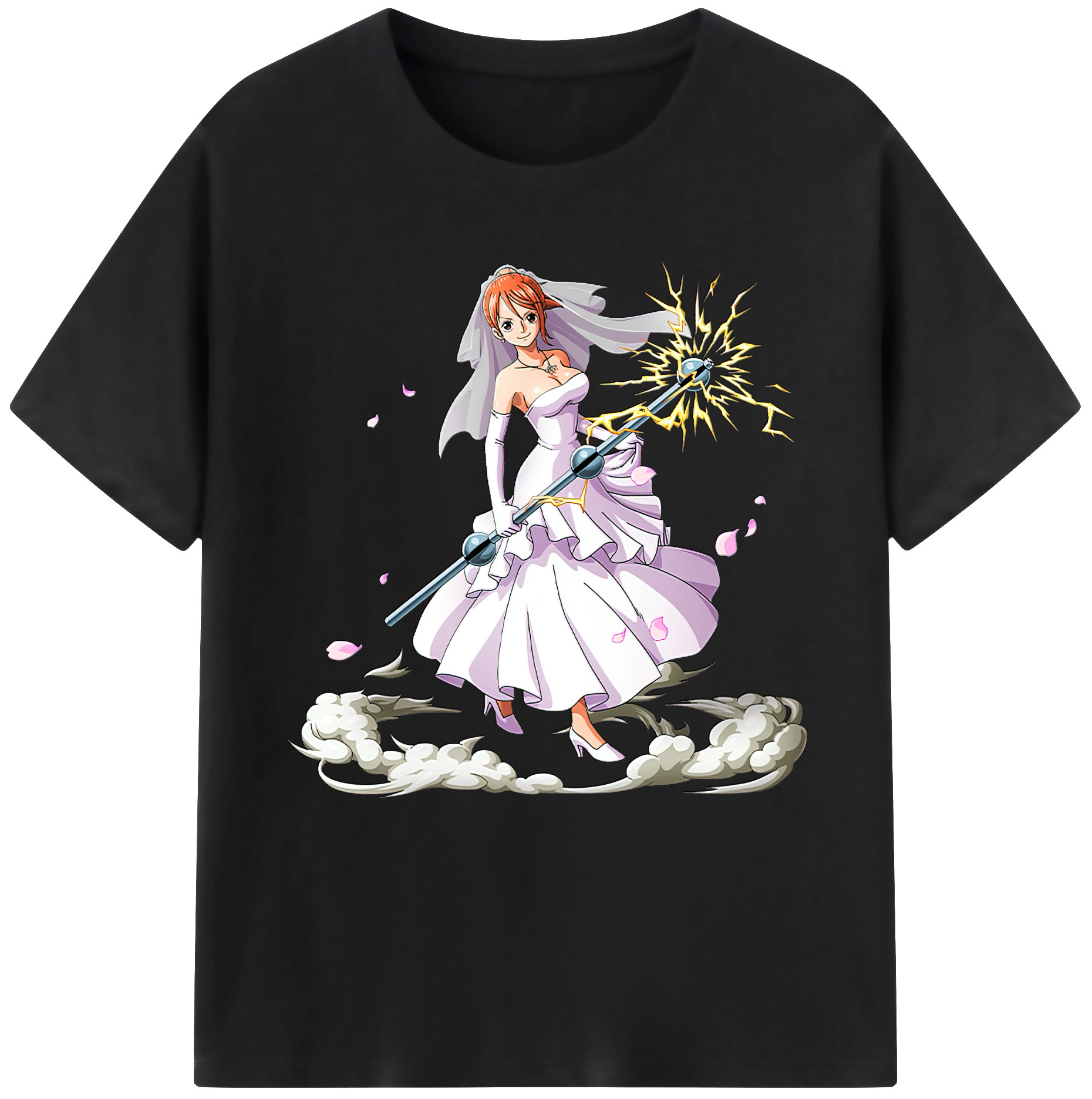 ワンピース ナミ ONE PIECE Nami 綿100％半袖Tシャツ（フロントプリント）