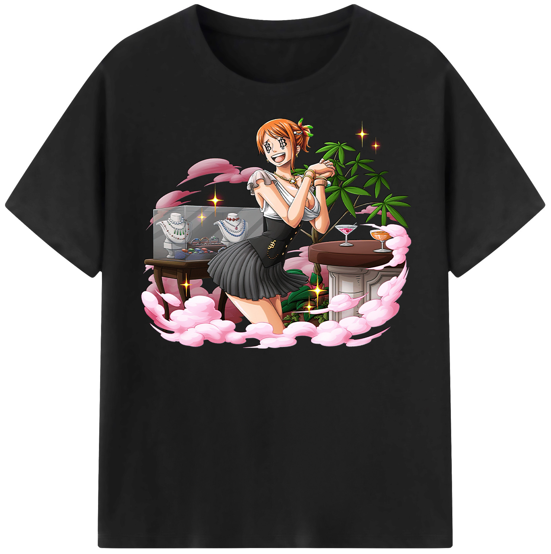 ワンピース ナミ ONE PIECE Nami 綿100％半袖Tシャツ（フロントプリント）