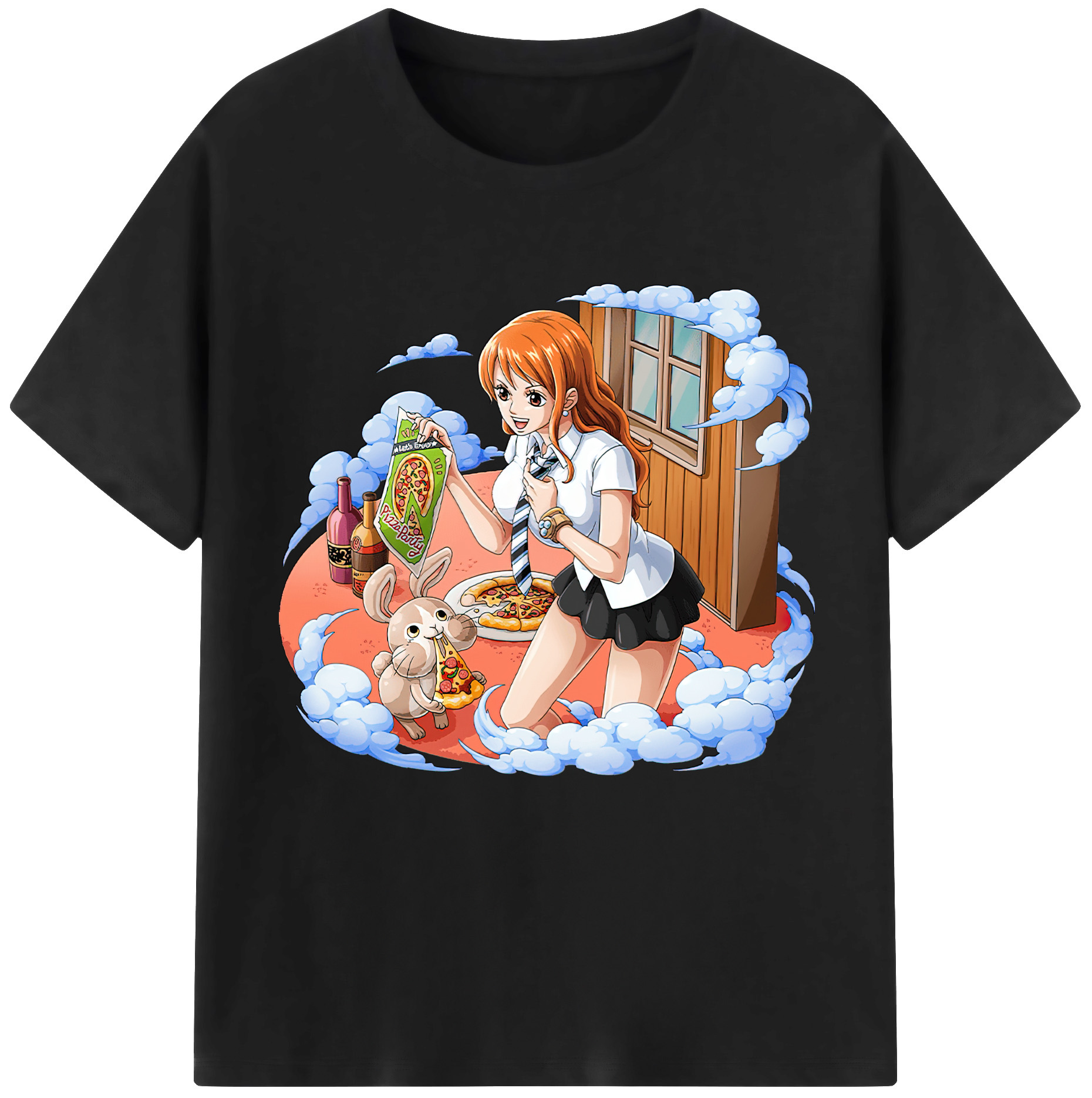 ワンピース ナミ ONE PIECE Nami 綿100％半袖Tシャツ（フロントプリント）