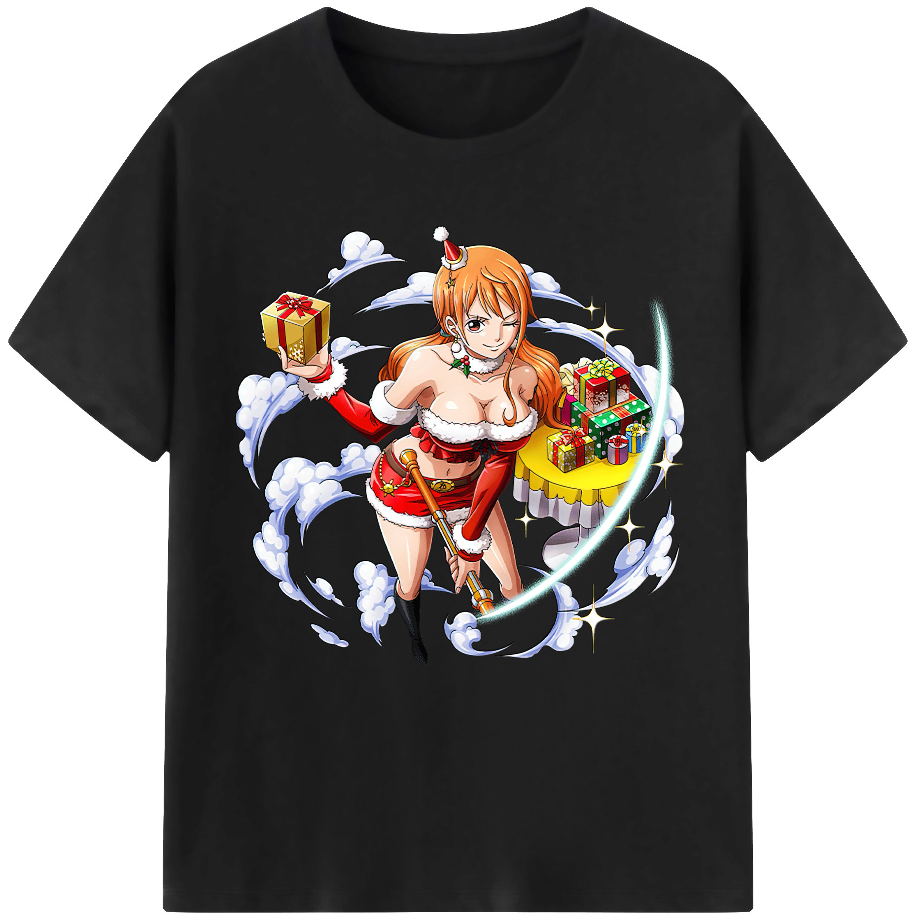ワンピース ナミ ONE PIECE Nami 綿100％半袖Tシャツ（フロントプリント）