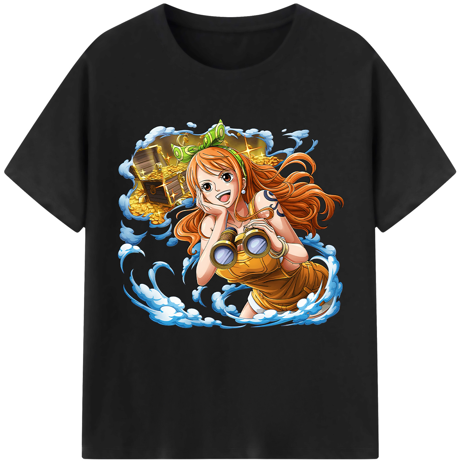 ワンピース ナミ ONE PIECE Nami 綿100％半袖Tシャツ（フロントプリント）