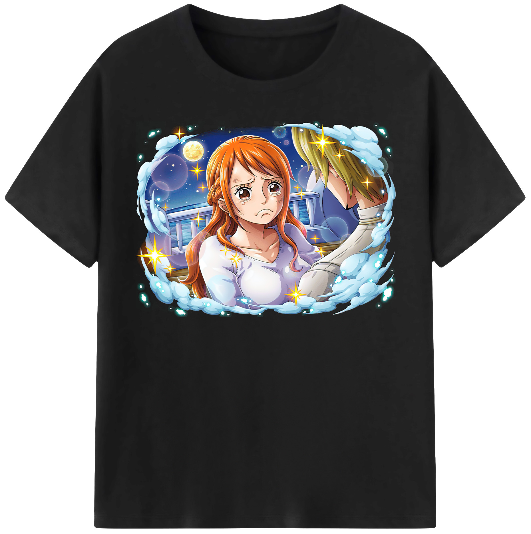ワンピース ナミ ONE PIECE Nami 綿100％半袖Tシャツ（フロントプリント）