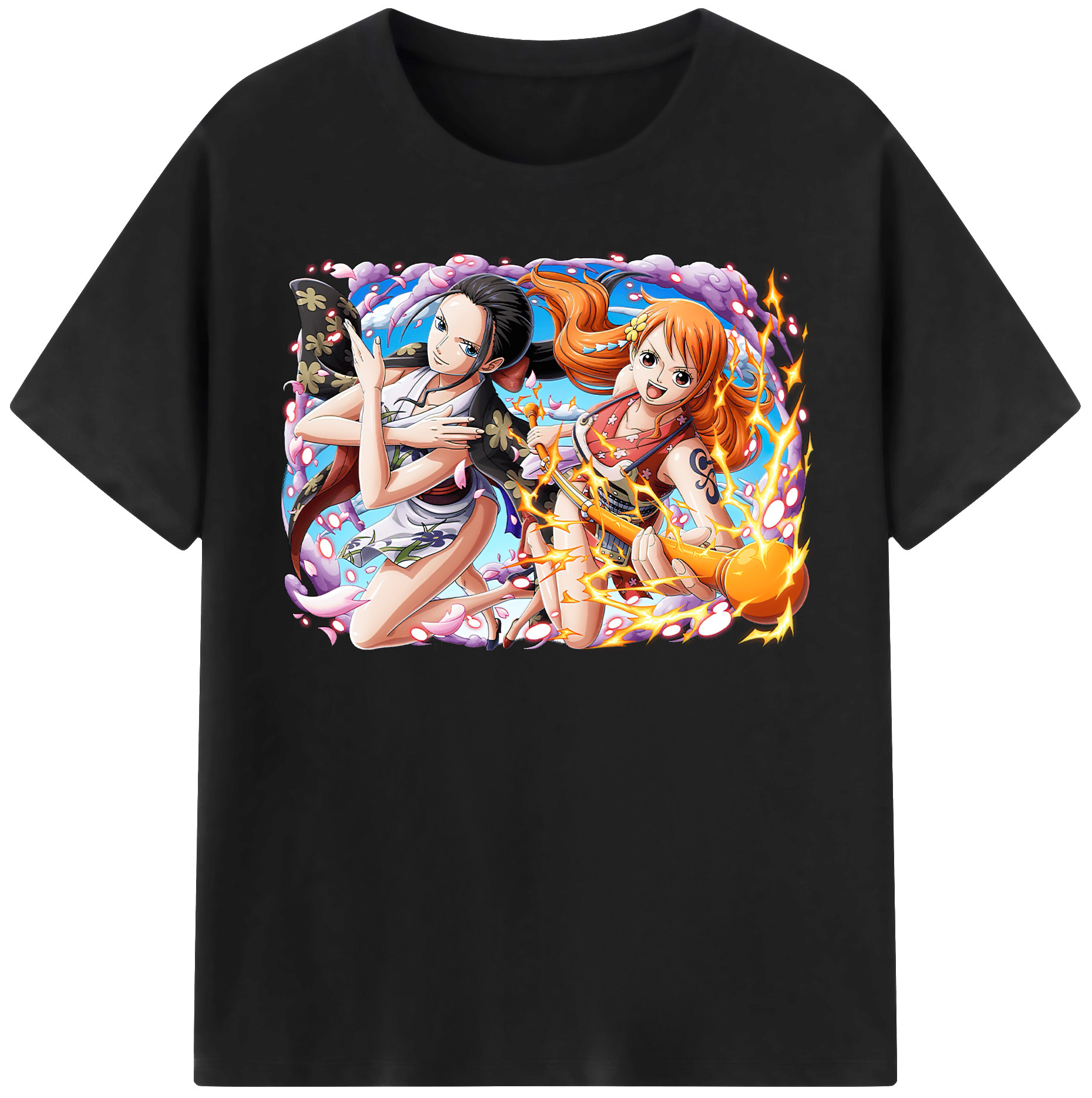 ワンピース ナミ ONE PIECE Nami 綿100％半袖Tシャツ（フロントプリント）