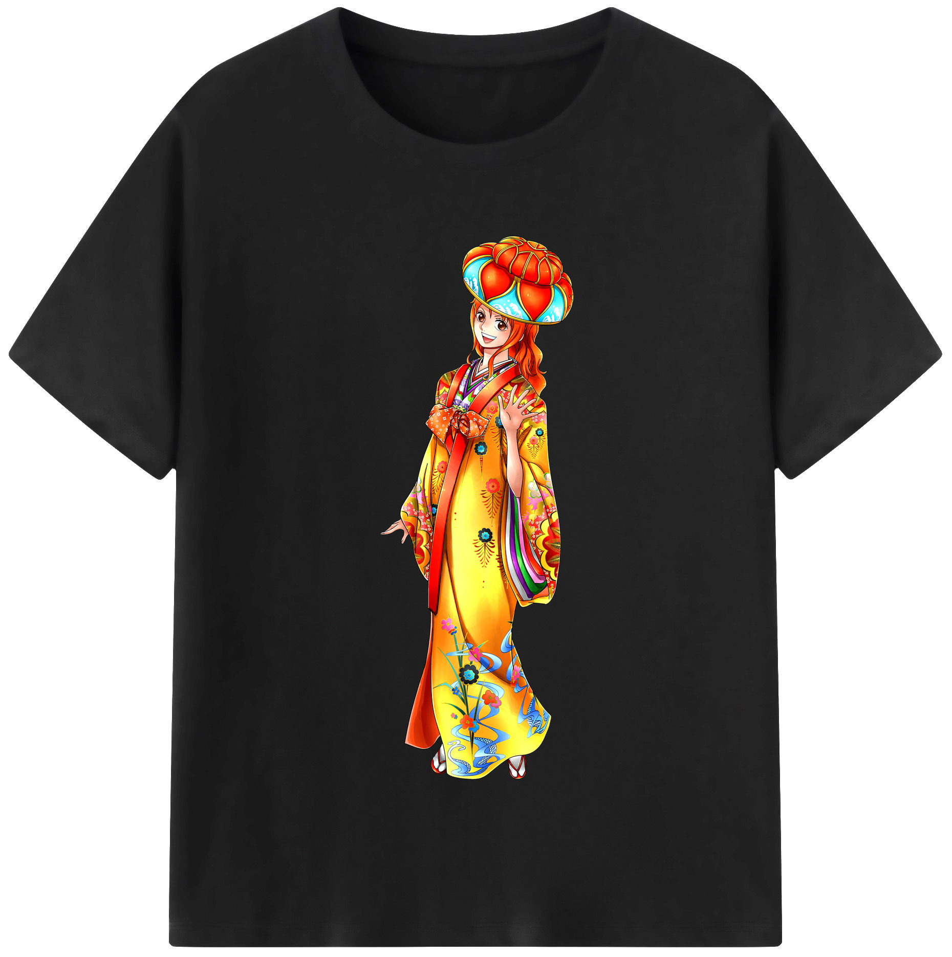 ワンピース ナミ ONE PIECE Nami 綿100％半袖Tシャツ（フロントプリント）
