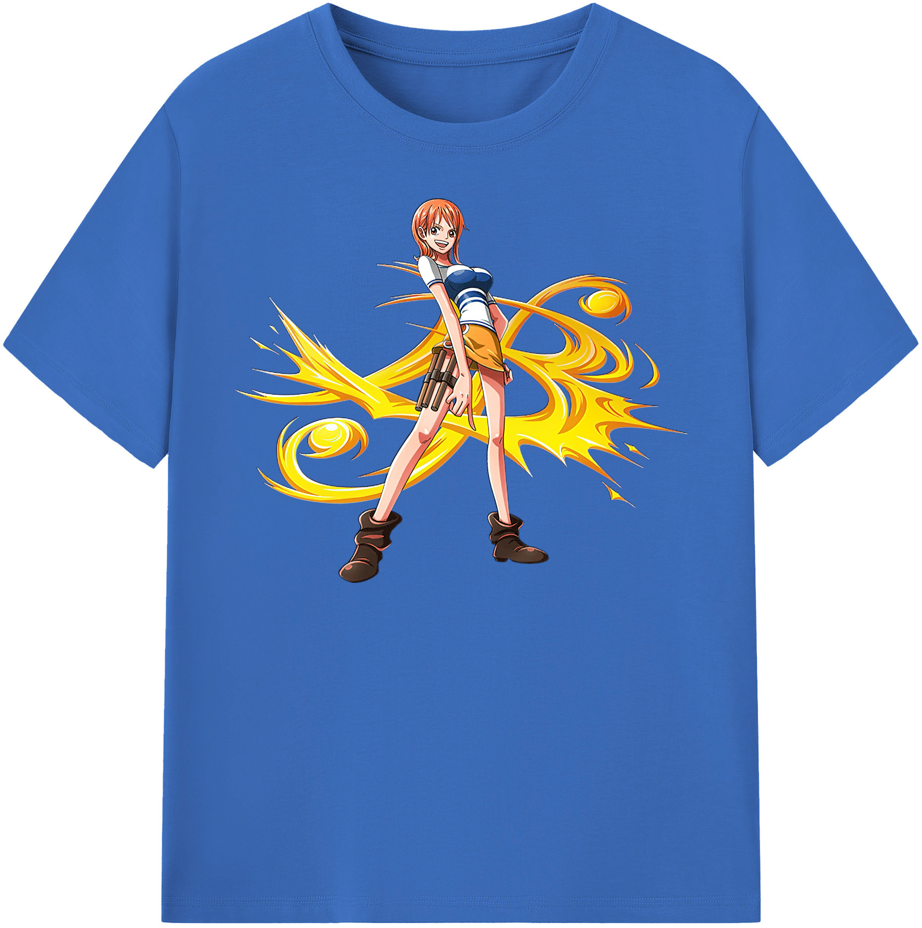 ワンピース ナミ ONE PIECE Nami 綿100％半袖Tシャツ（フロントプリント）